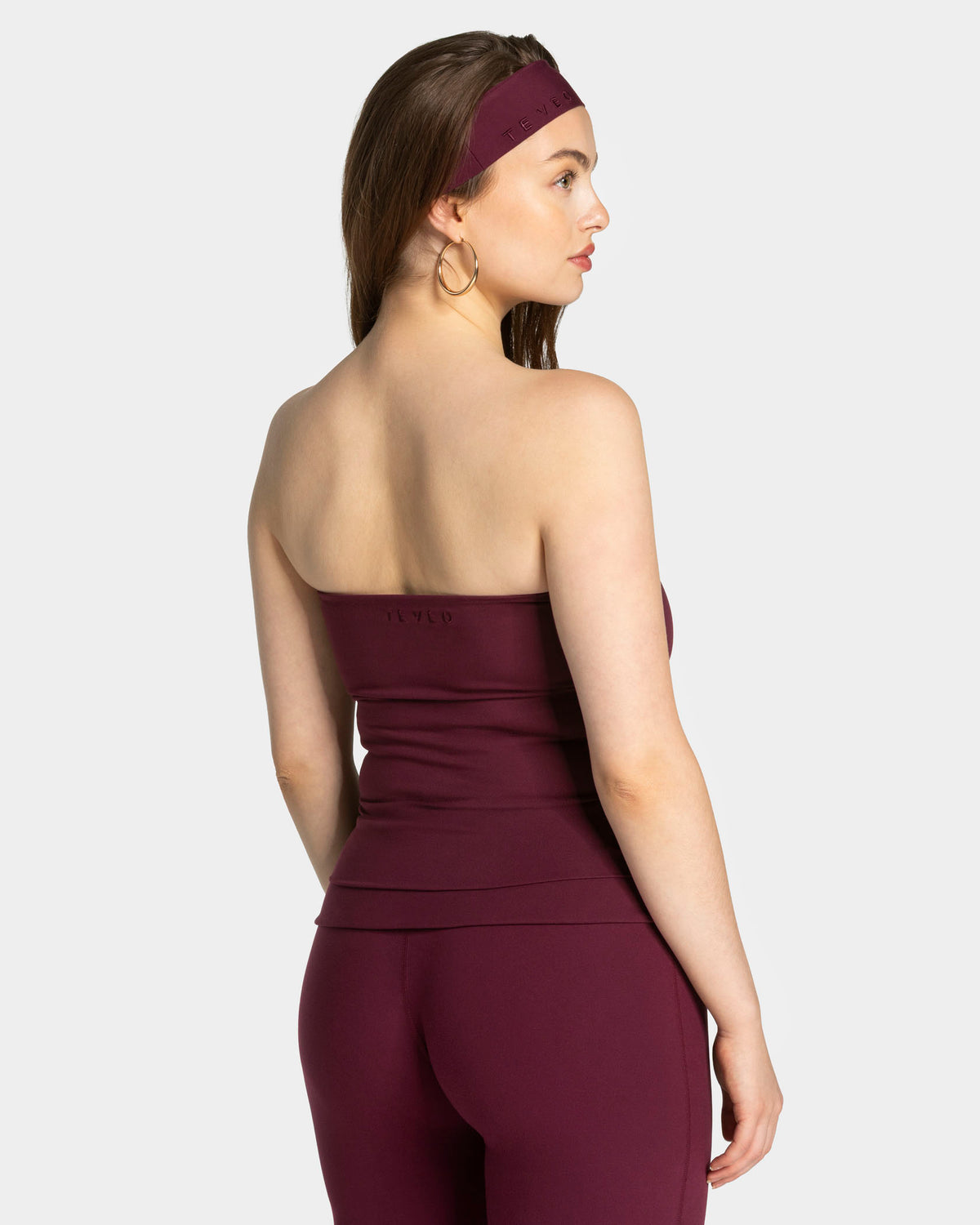 Mellow Bandeau Top (Long) ‘Plum’
