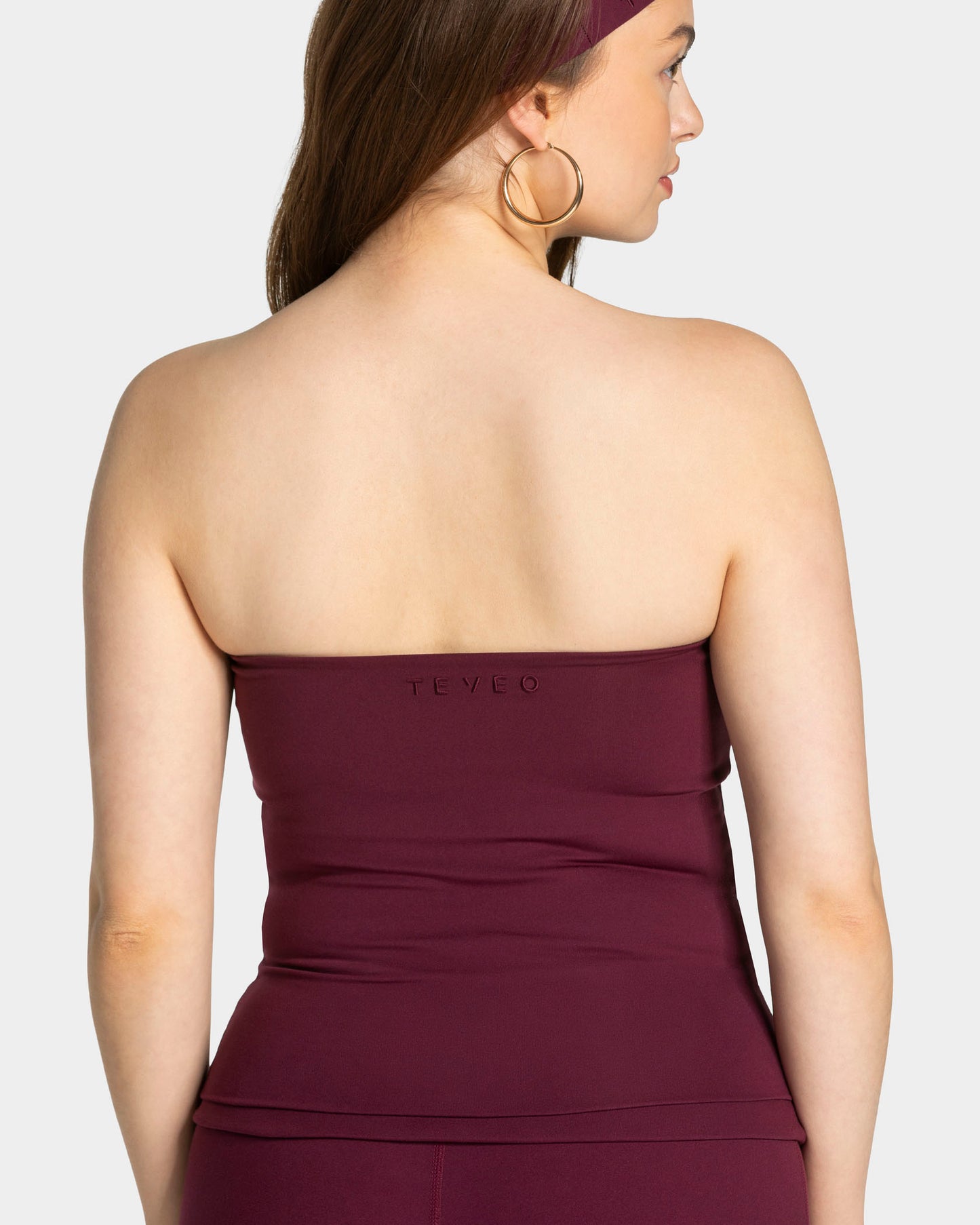 Top Long Mellow Bandeau “Prugna"