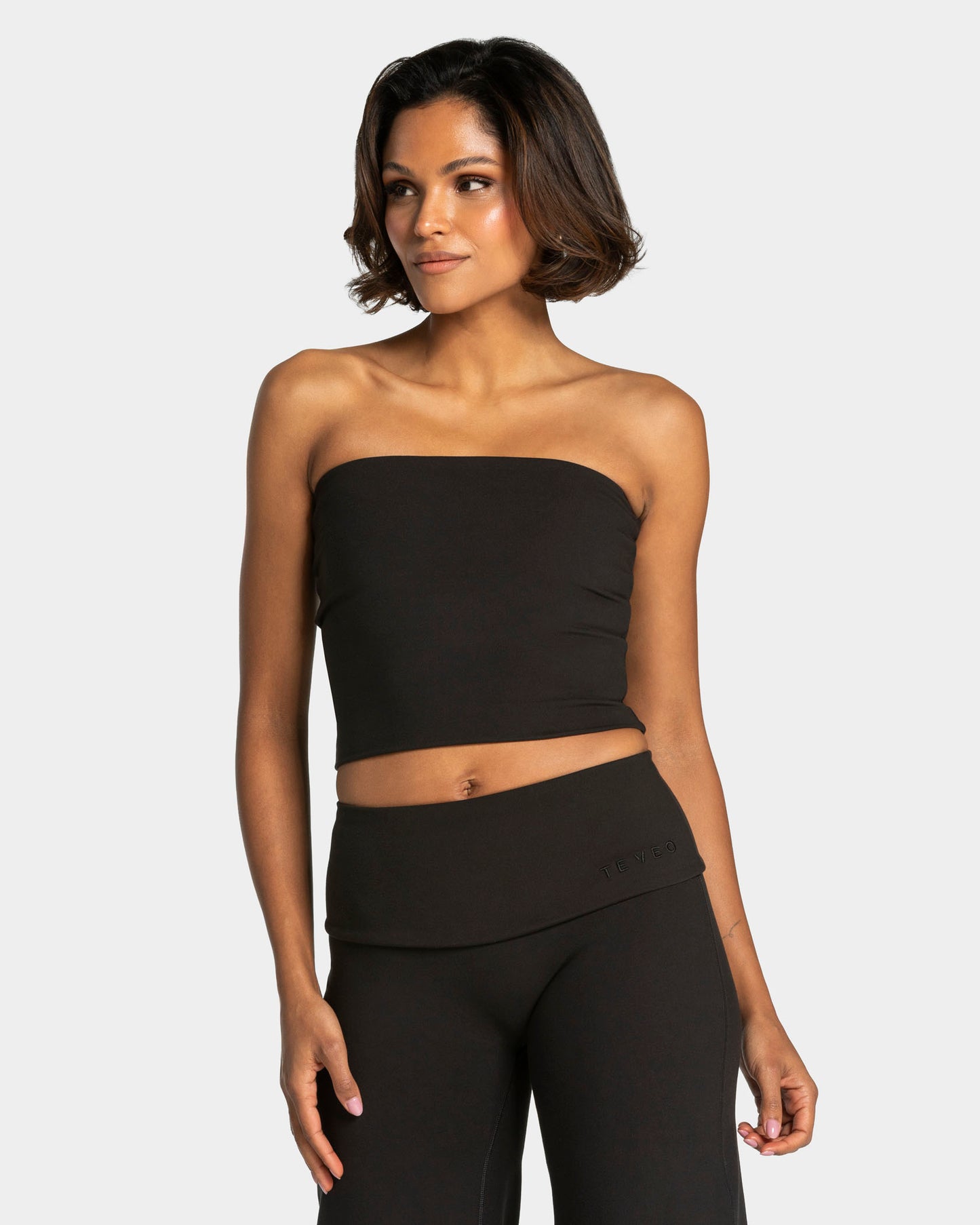 Top Mid Mellow Bandeau "Nero"