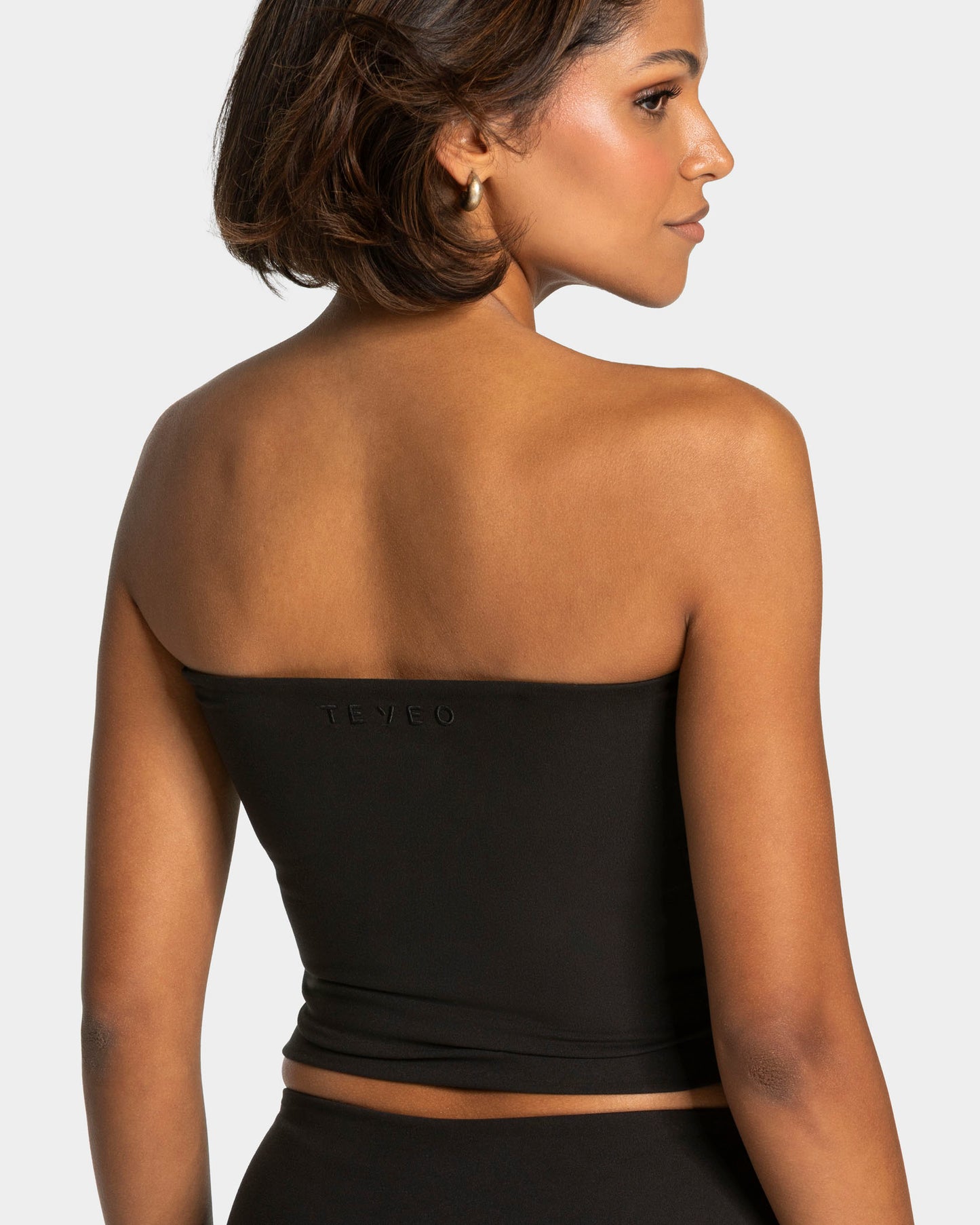 Top Mid Mellow Bandeau "Nero"