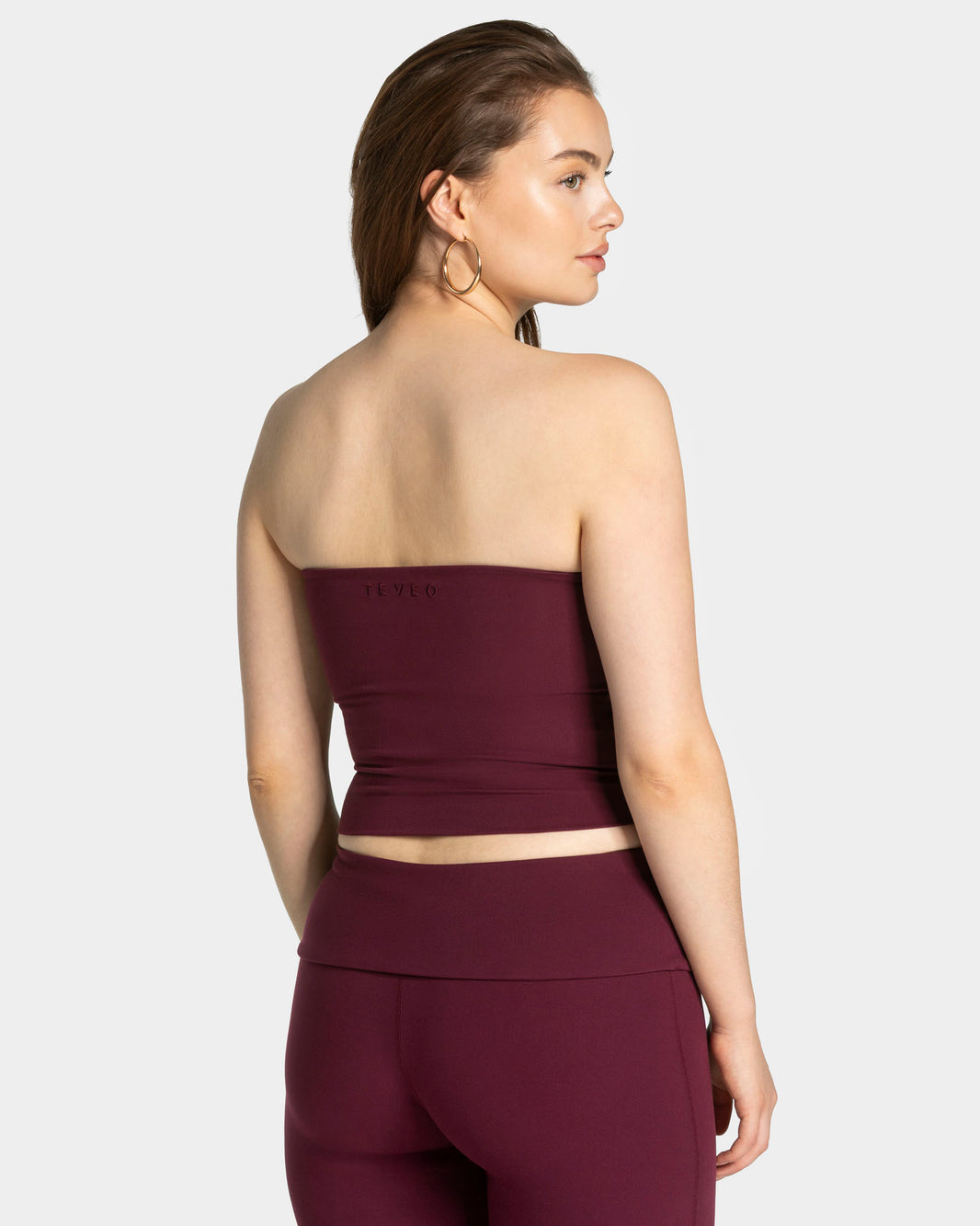 Top Mellow Bandeau Mid „Śliwkowym”