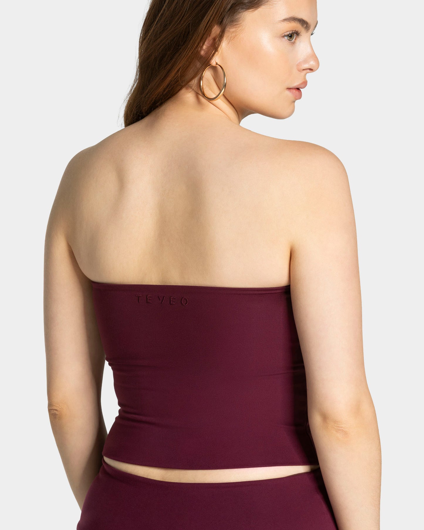 Top Mellow Bandeau Mid „Śliwkowym”