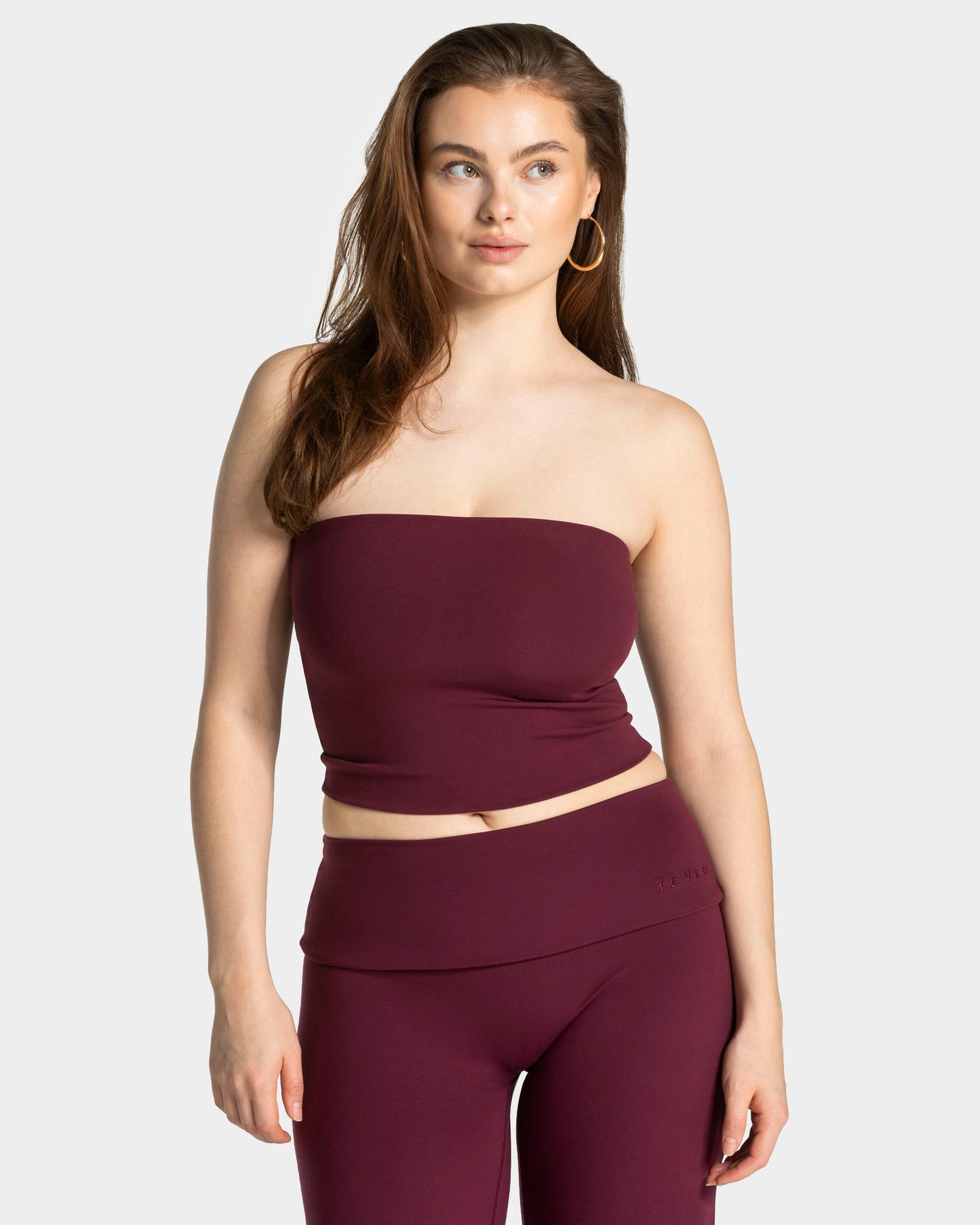 Top Mellow Bandeau Mid „Śliwkowym”