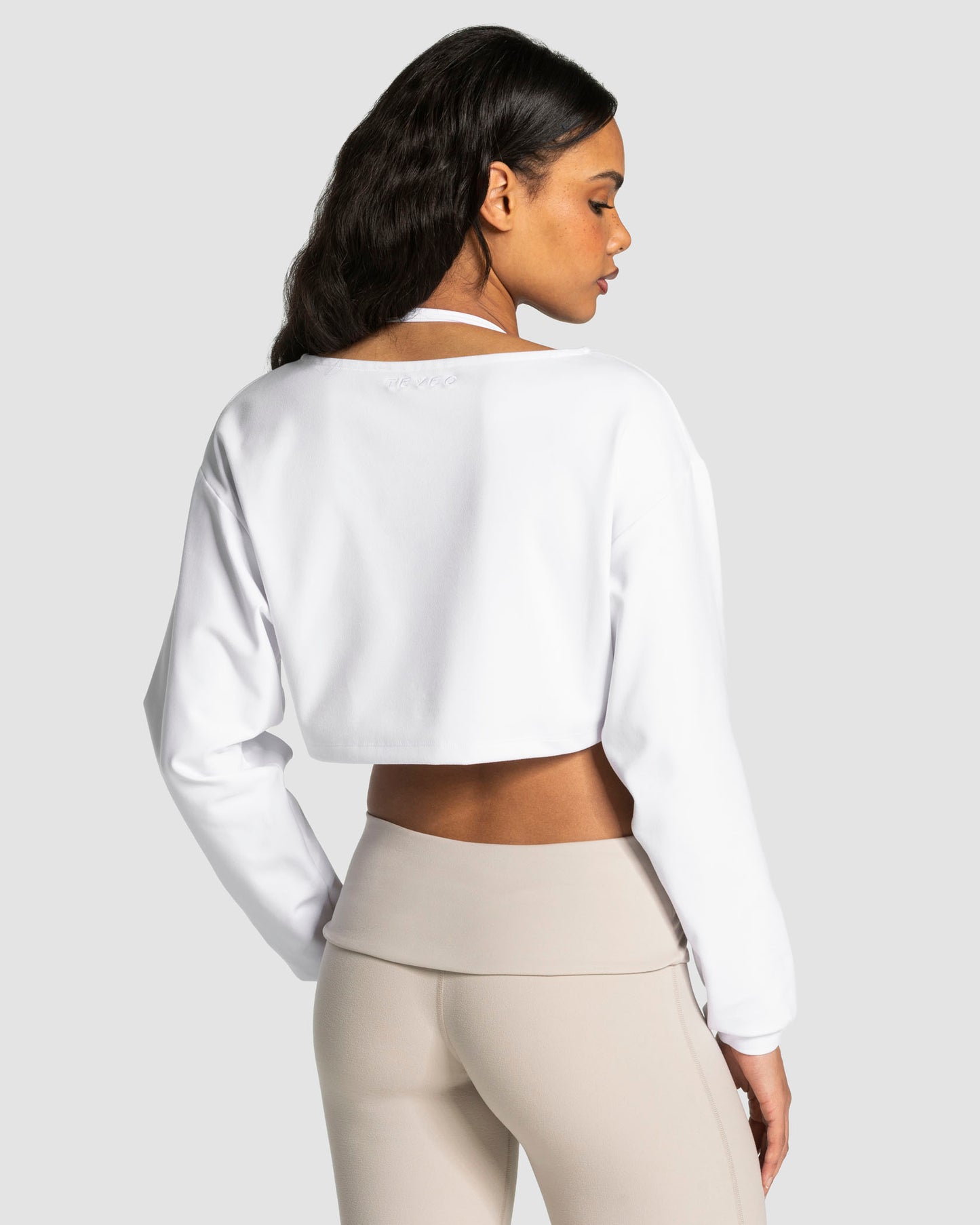 Mellow Cropped Longsleeve ‘White’