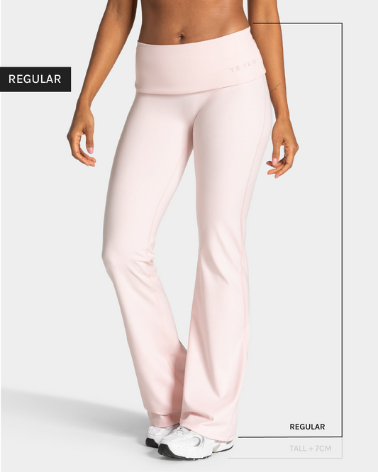 Mellow Fold Over Flared Leggings Regular ‘Blossom’