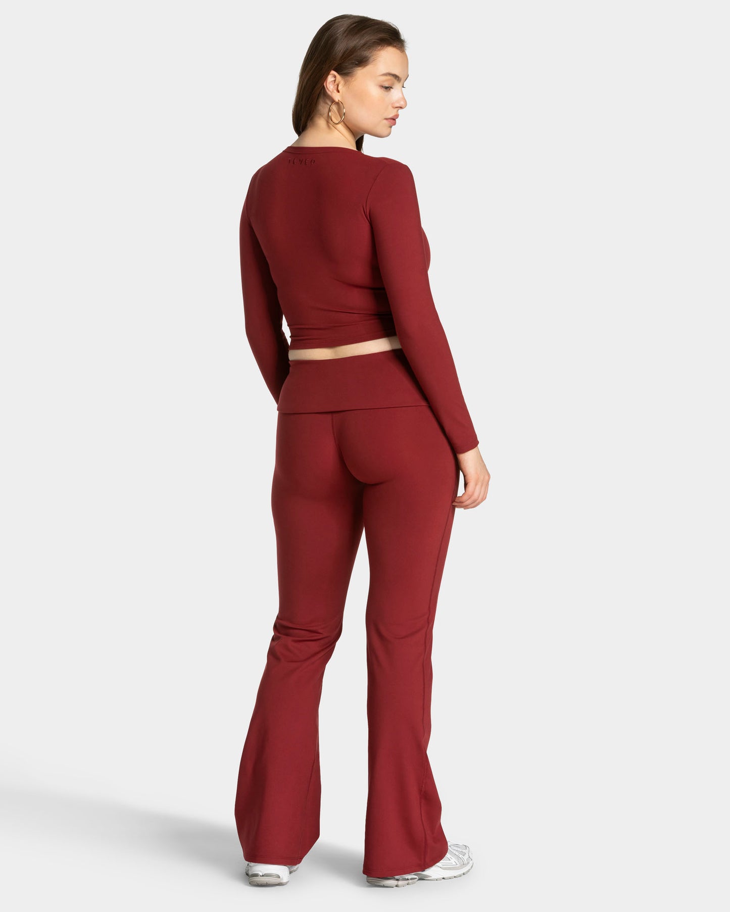 Mellow Gathered Longsleeve ‘Burgundy’