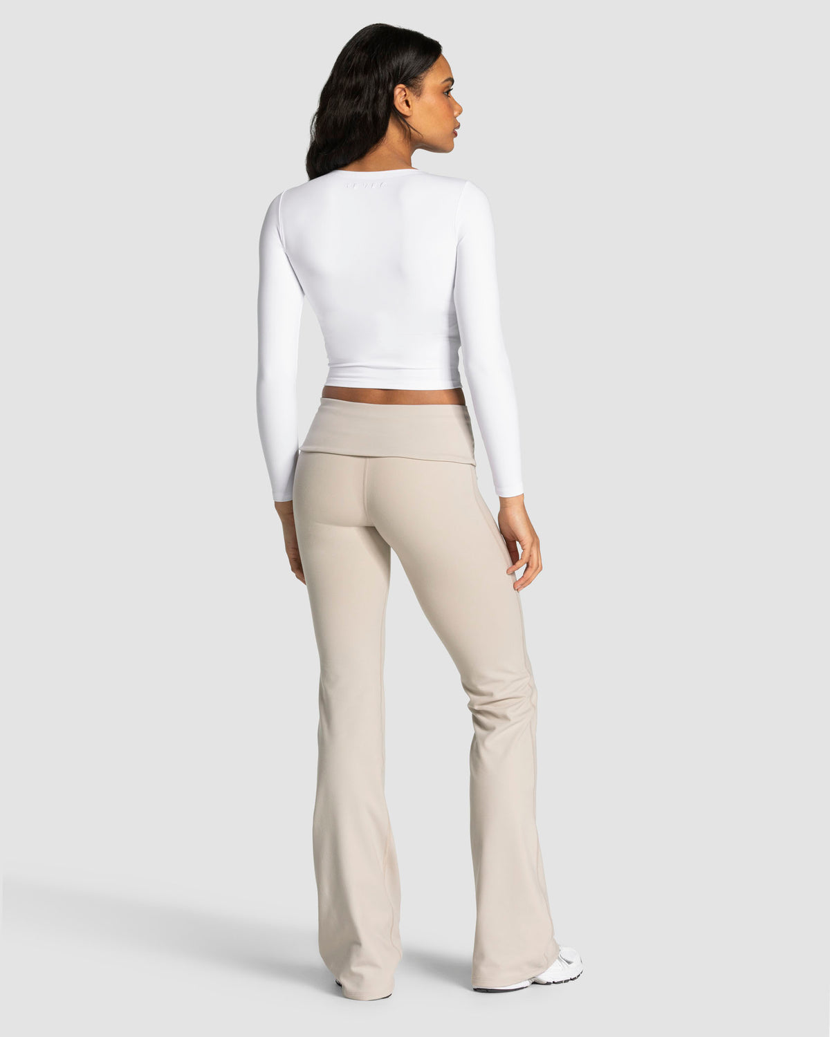 Maglia a manica lunga Mellow Gathered "Bianco"