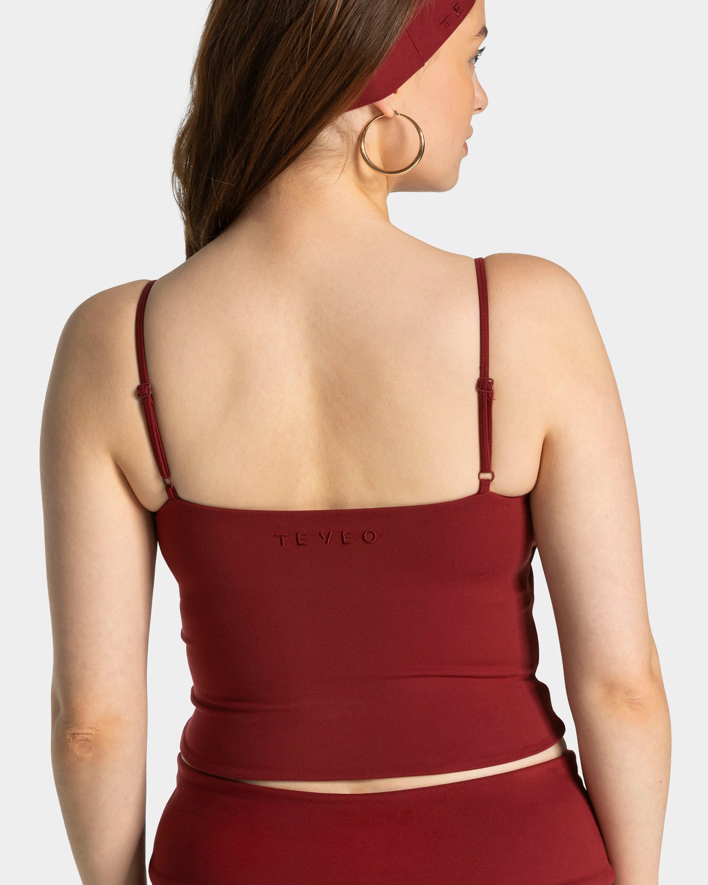Mellow Gathered Top ‘Burgundy’
