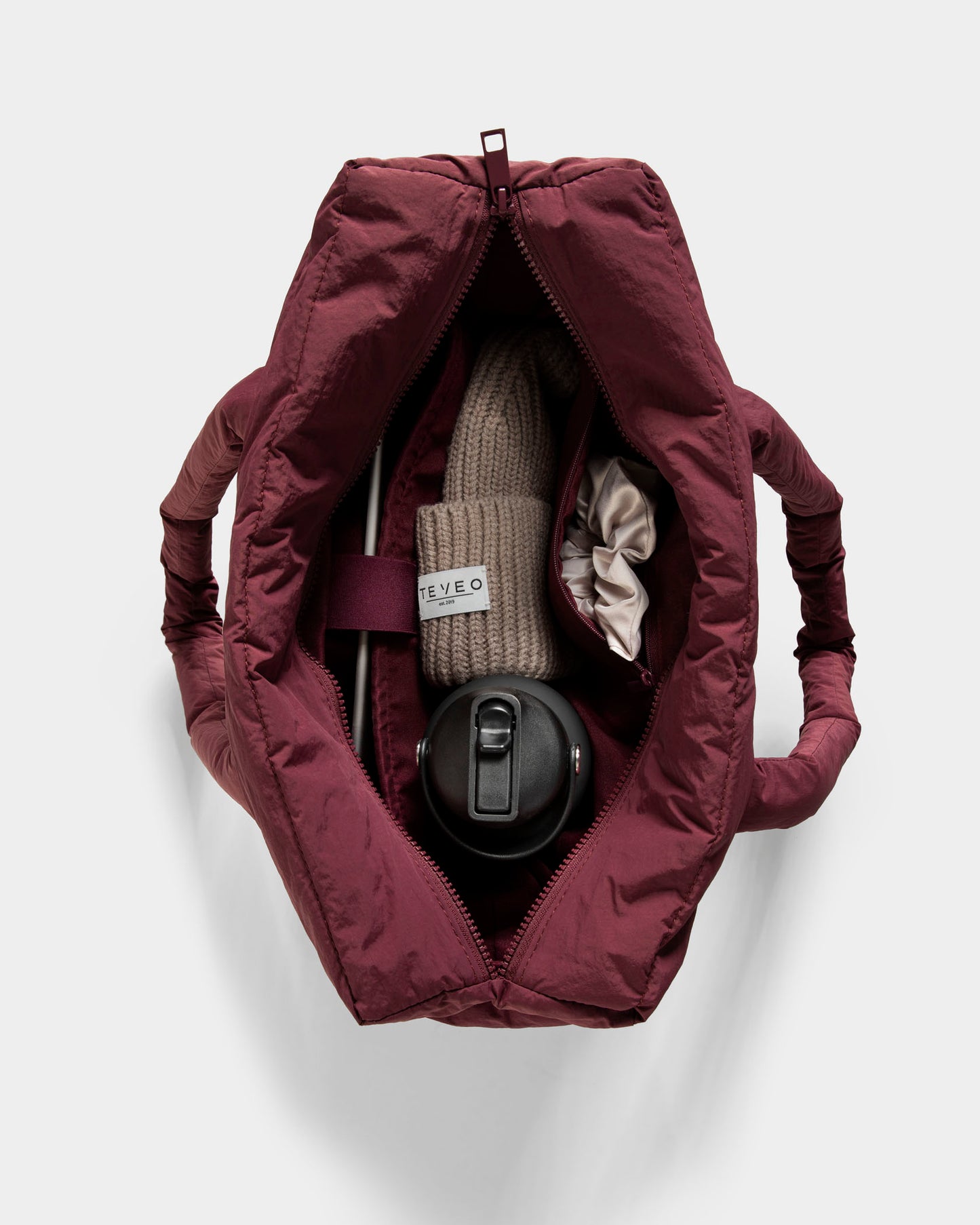 Mellow Puffer Bag "Pflaume"
