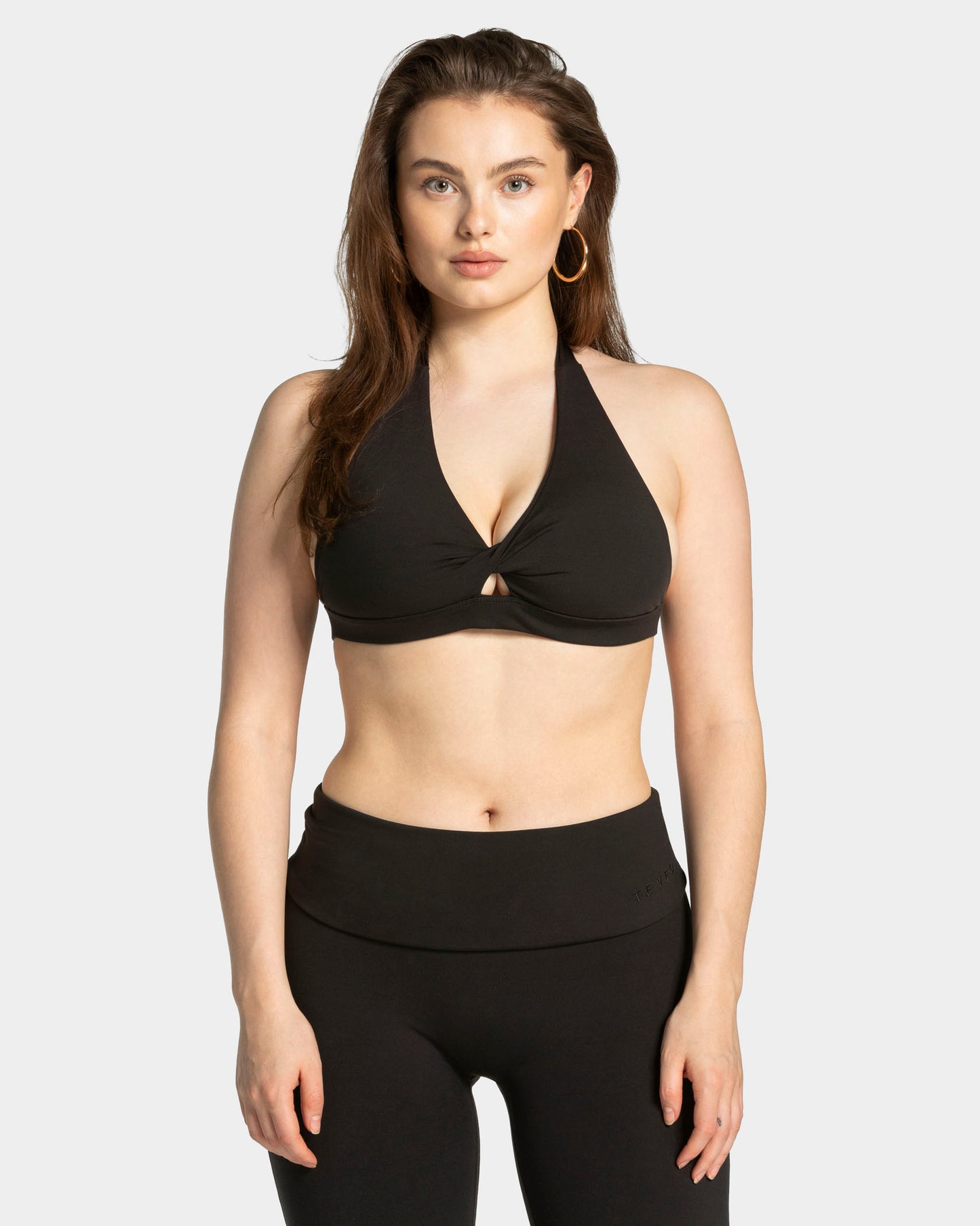 Biustonosz Mellow Twisted Triangle „Czarny”