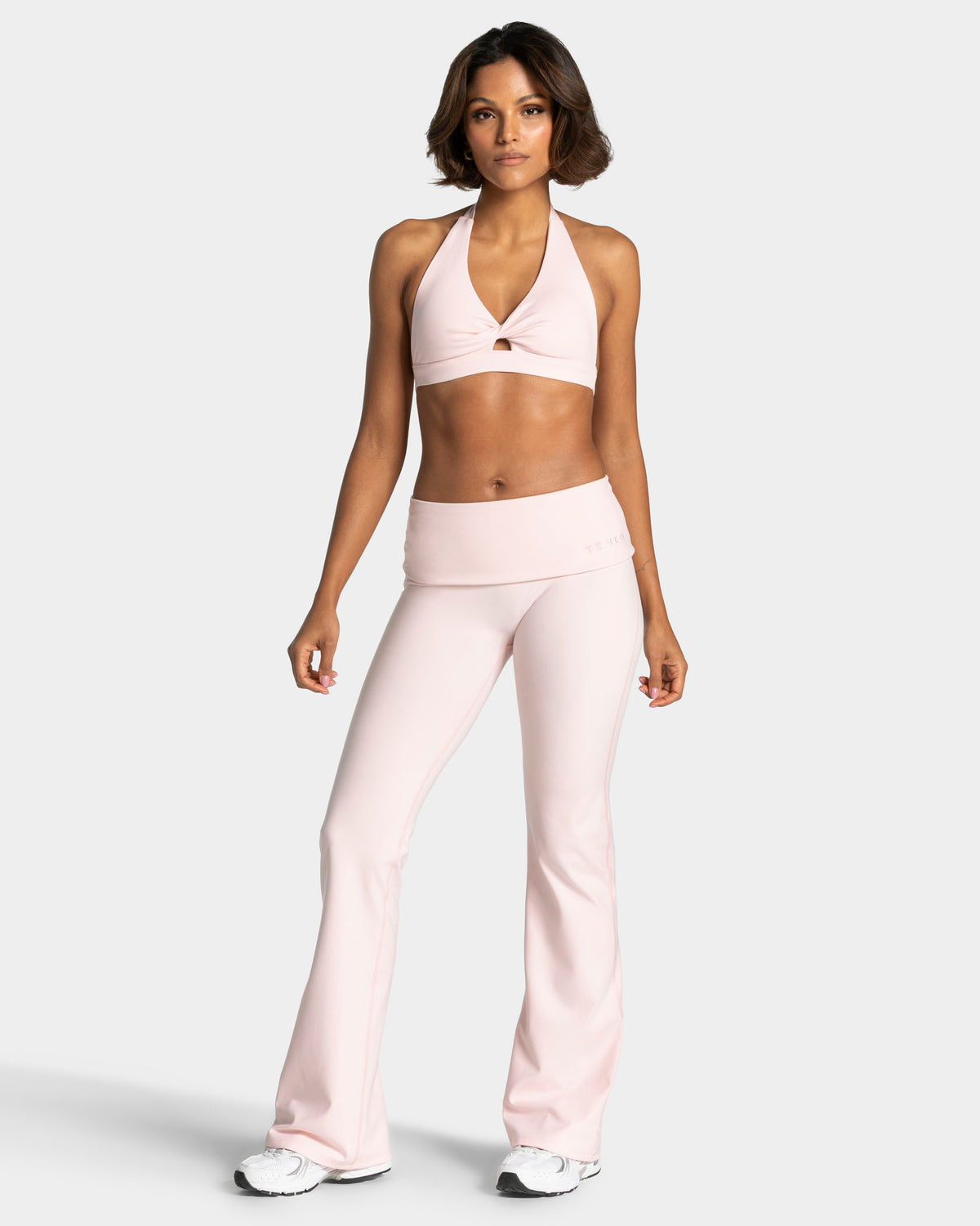Leggings Mellow Fold Over Flared Regular “Blossom"