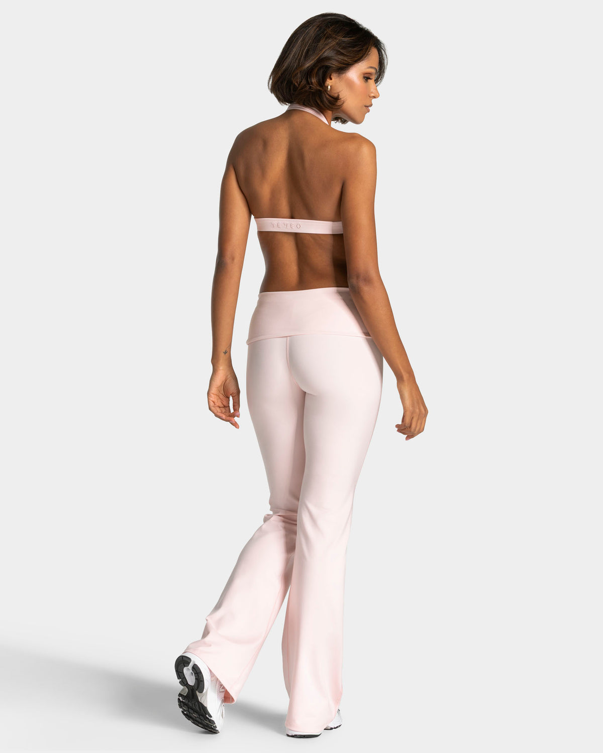 Mellow Fold Over Flared Leggings (Tall) ‘Blossom’