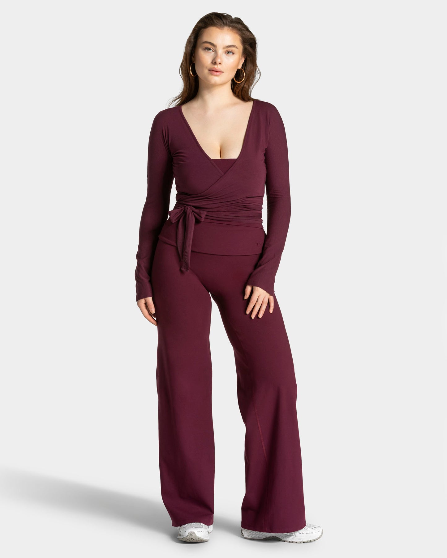 Mellow Wrapped Longsleeve "Pflaume"