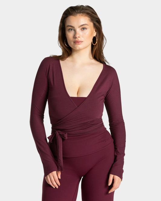 Mellow Wrapped Longsleeve ‘Plum’