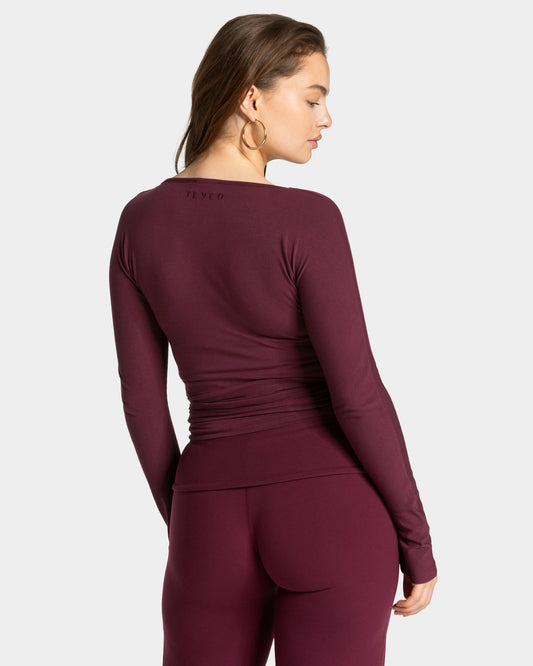 Mellow Wrapped Longsleeve ‘Plum’