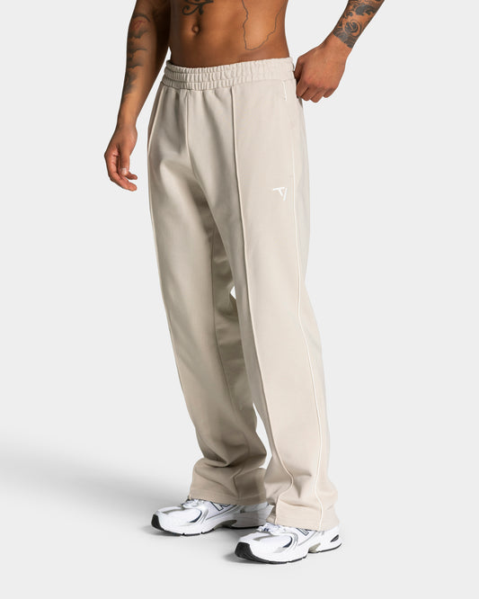 Contrastline Straight Leg Joggers ‘Cream’
