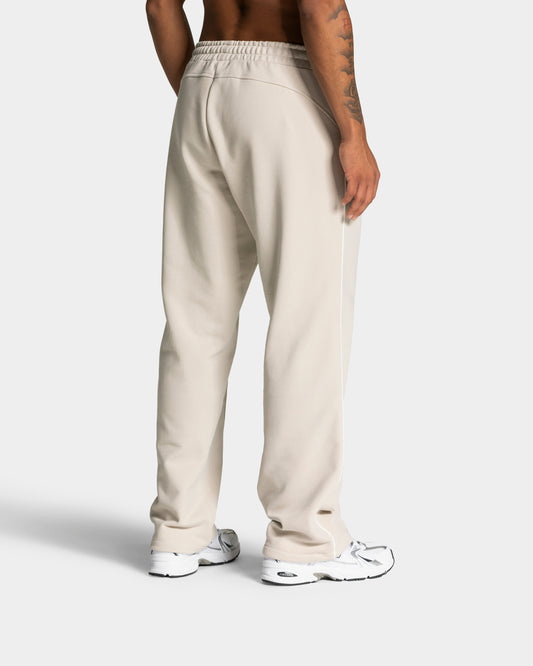 Contrastline Straight Leg Joggers ‘Cream’