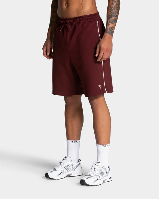 Contrastline Shorts ‘Burgundy’