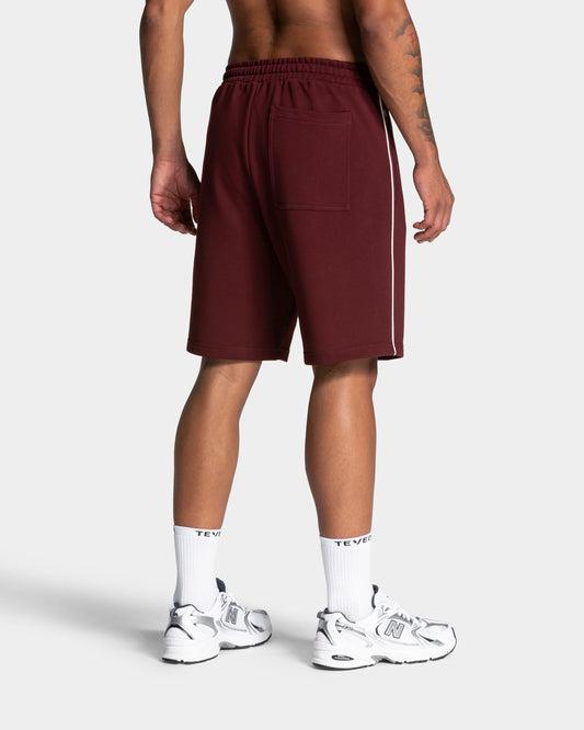 Contrastline Shorts ‘Burgundy’