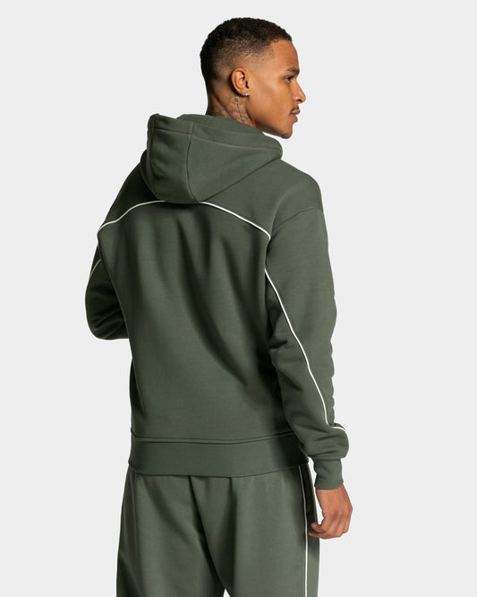 Contrastline Zip Jacke ‘Khaki’