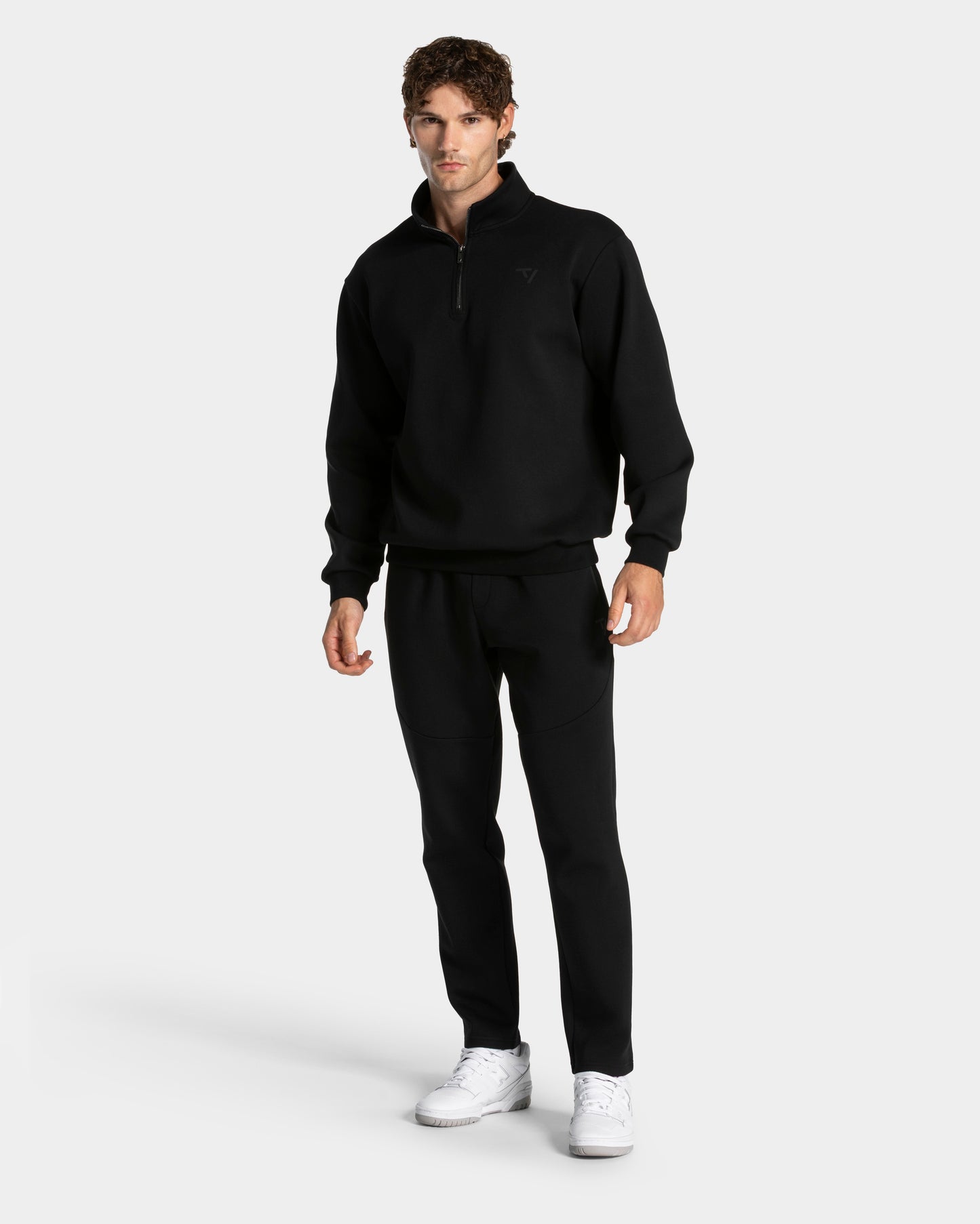 Felpa Half Zip Prime "Nero"