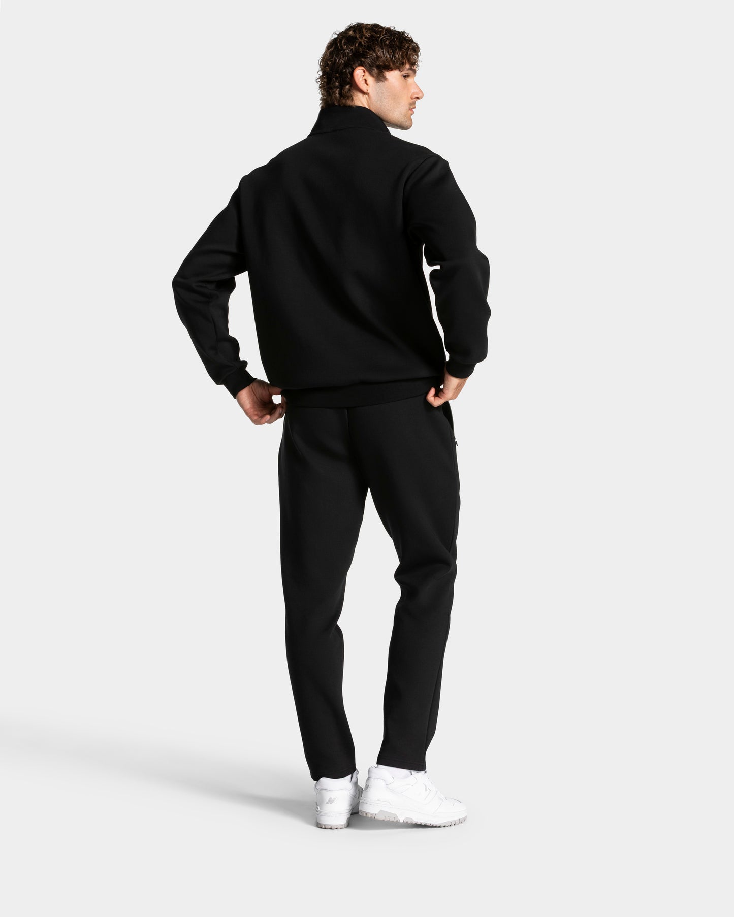 Felpa Half Zip Prime "Nero"
