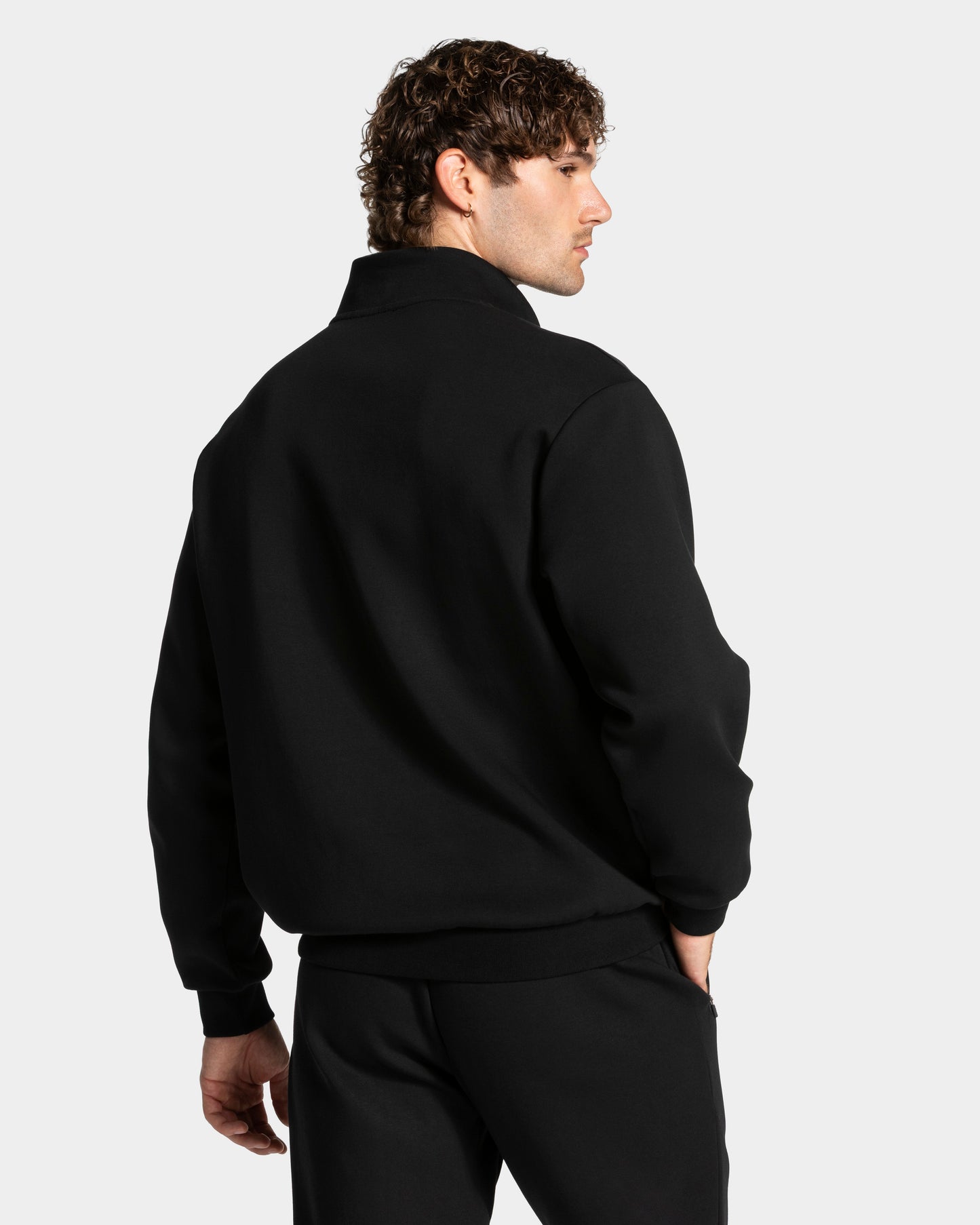 Felpa Half Zip Prime "Nero"
