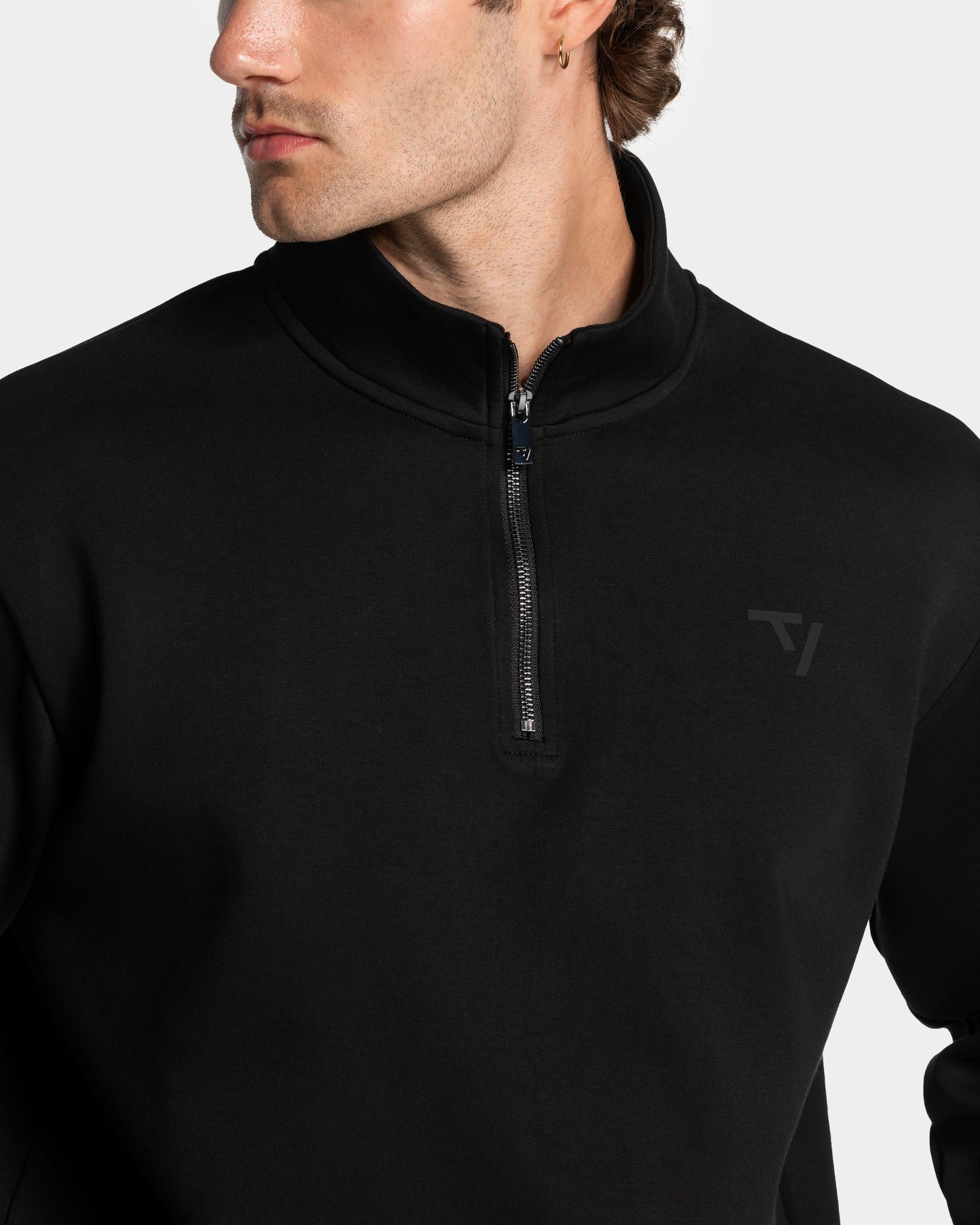 Felpa Half Zip Prime "Nero"
