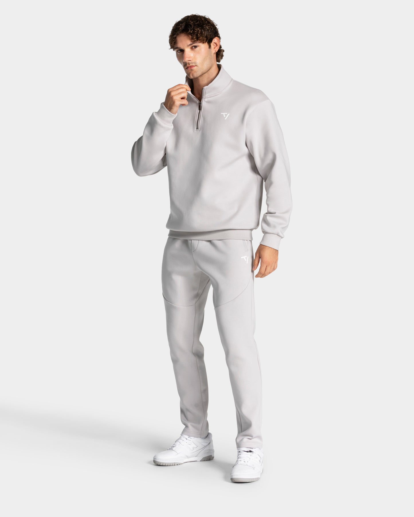 Sudadera Prime Half Zip «plateado»