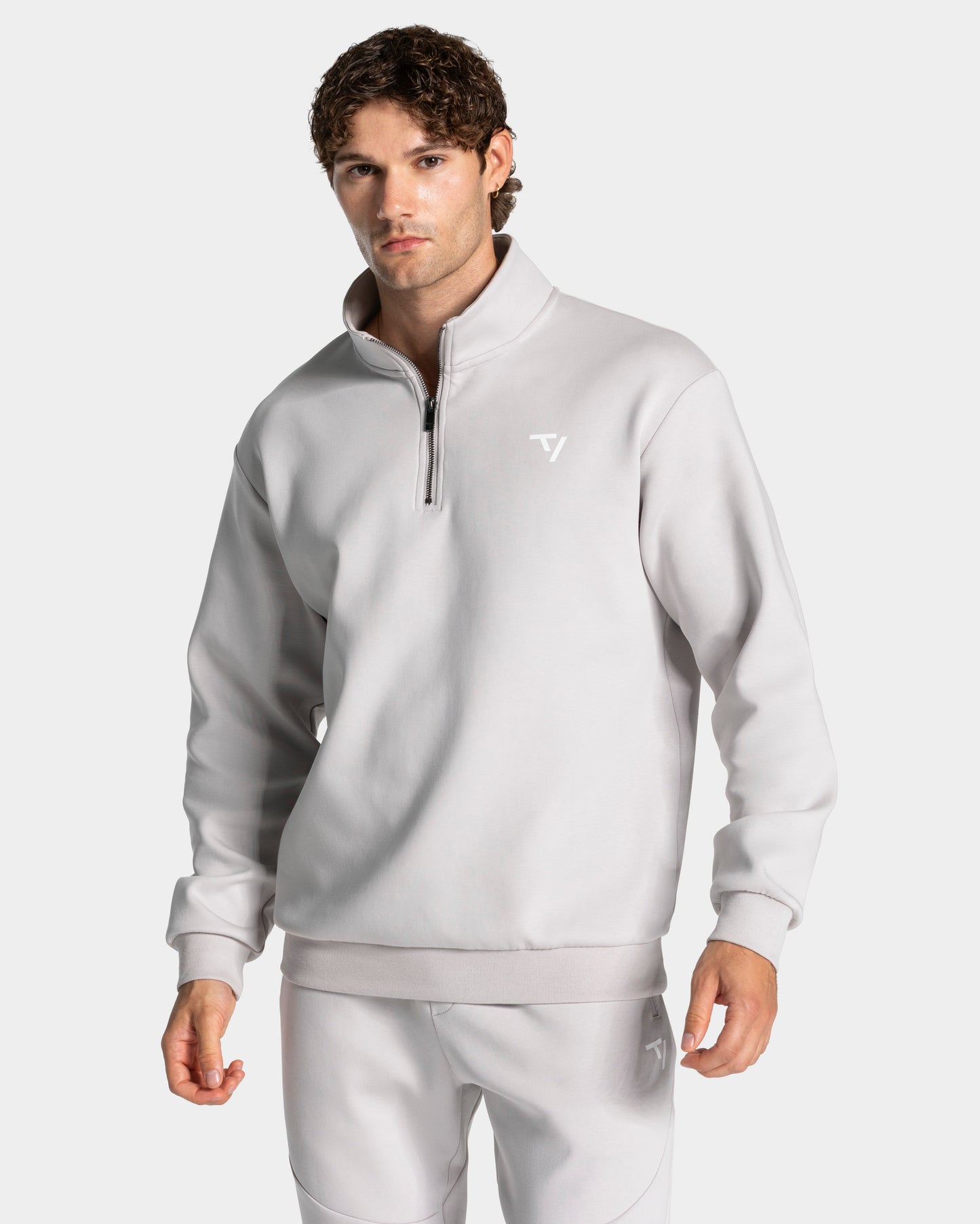 Sudadera Prime Half Zip «plateado»