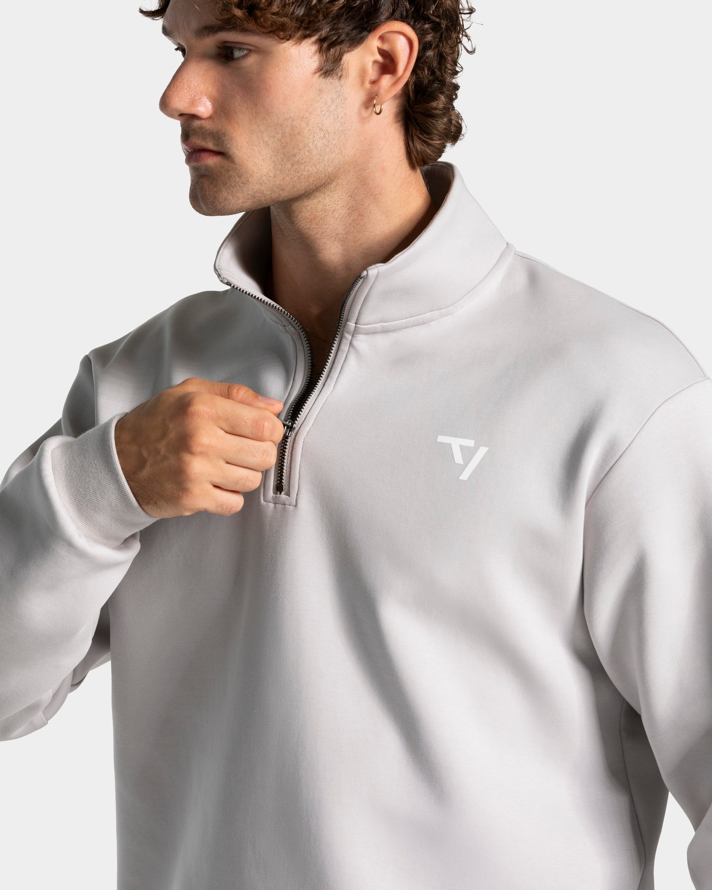 Sudadera Prime Half Zip «plateado»