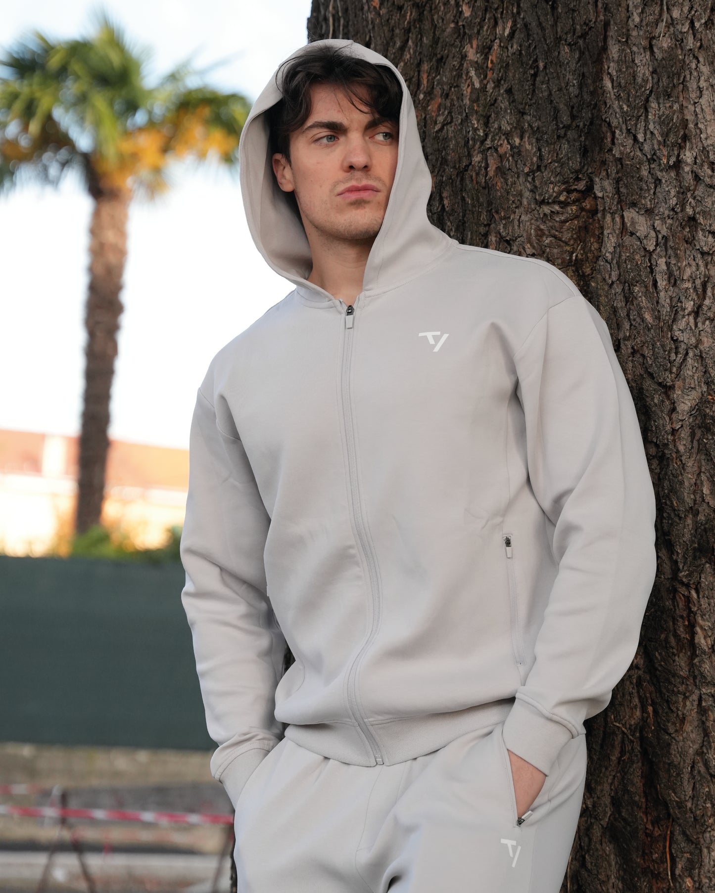 Prime Zip Hoodie ‘Silver’