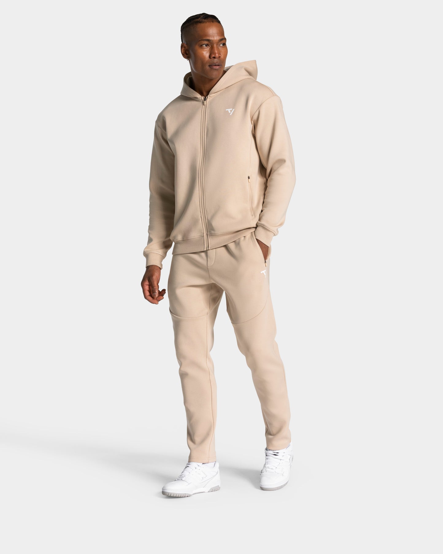 Prime Zip Hoodie ‘Beige’