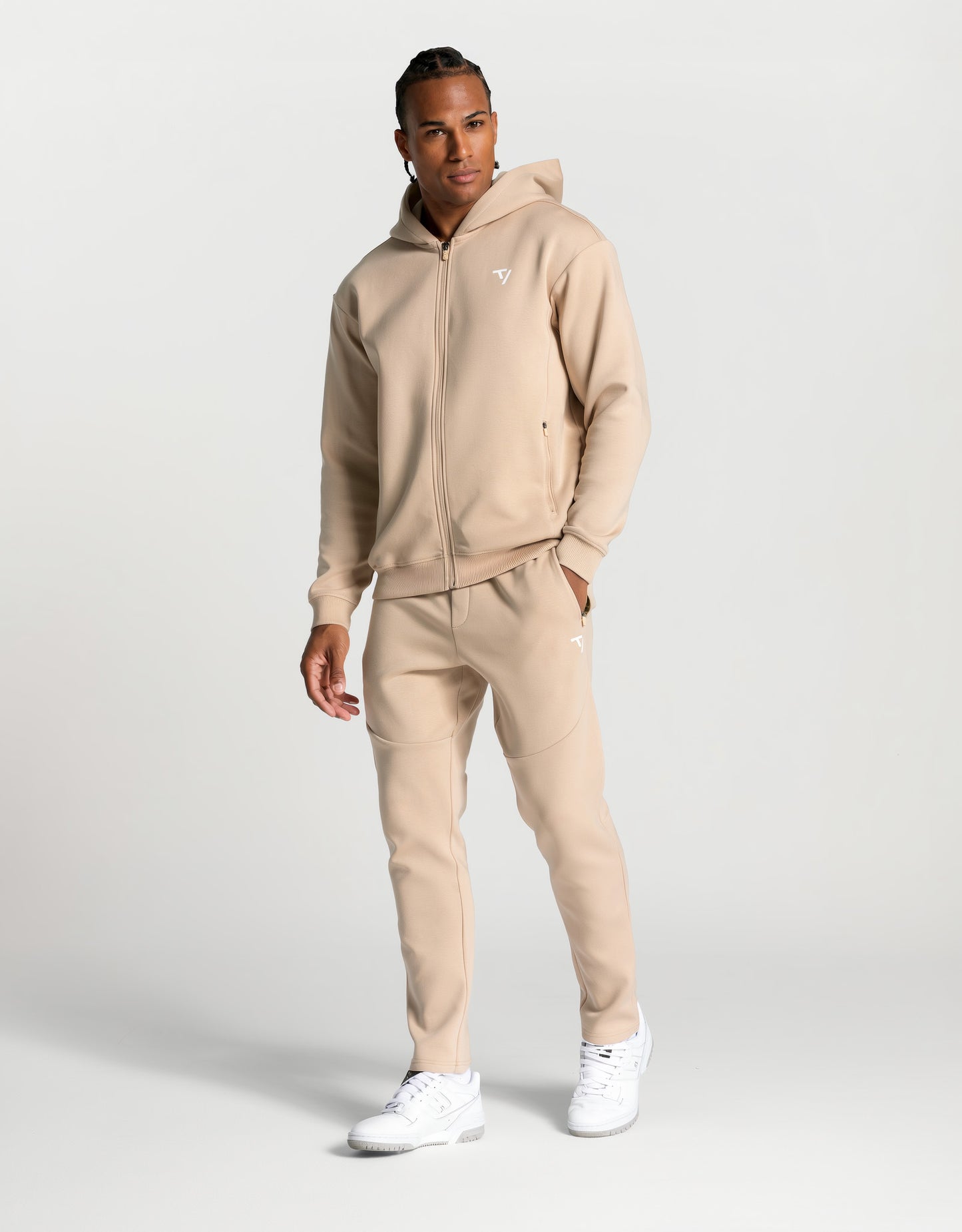 Prime Zip Hoodie ‘Beige’