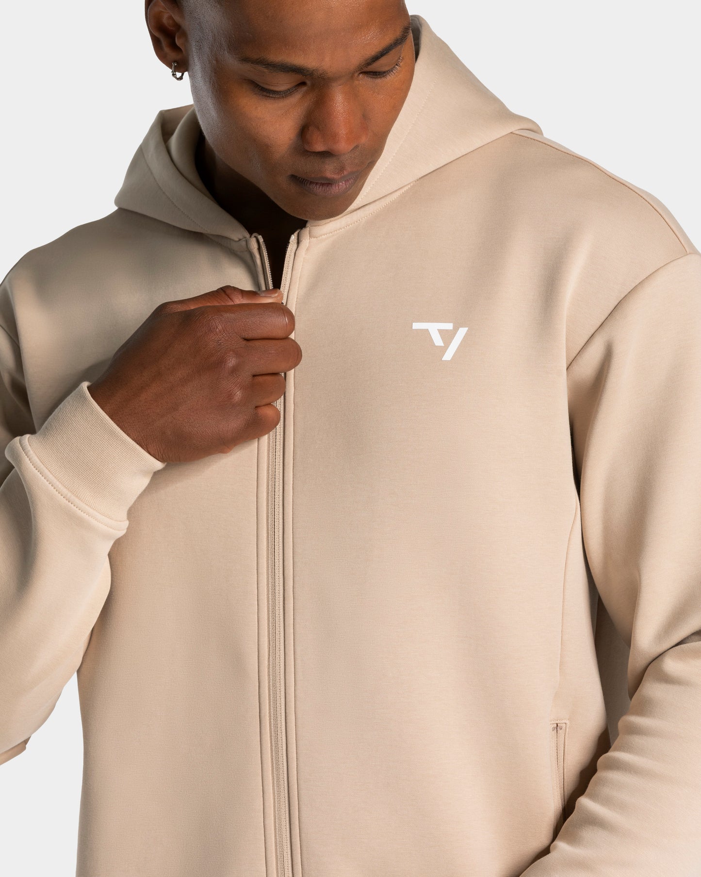 Prime Zip Hoodie ‘Beige’