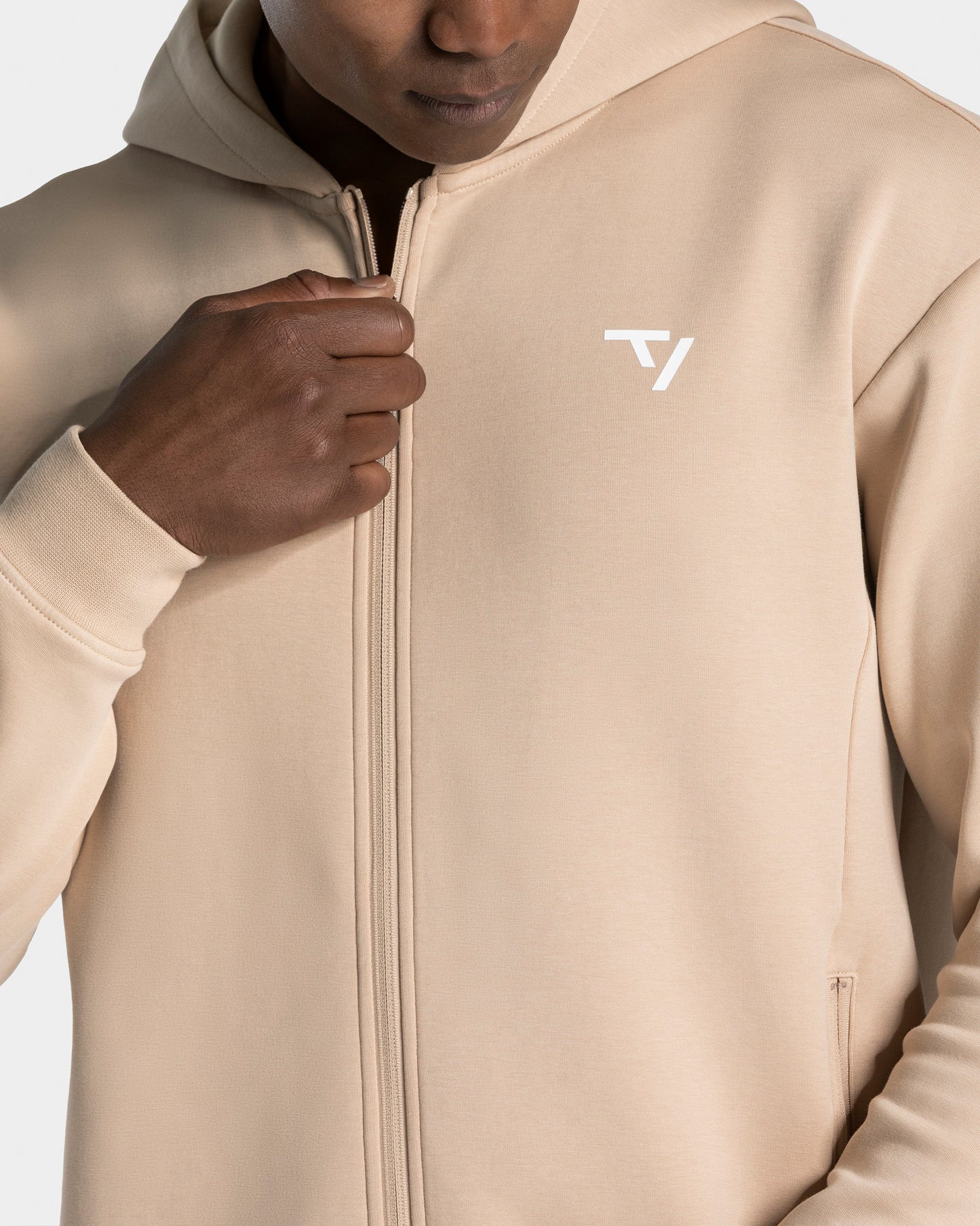 Prime Zip Hoodie ‘Beige’