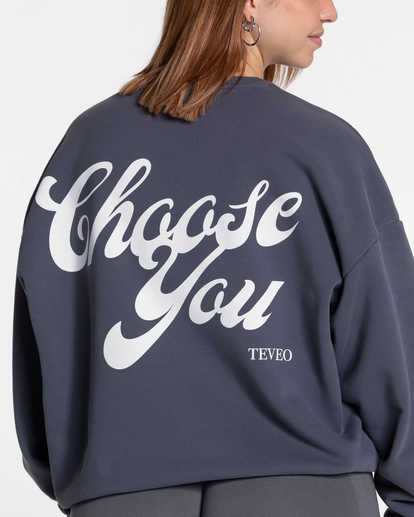 Sudadera oversize Pure «grafito»