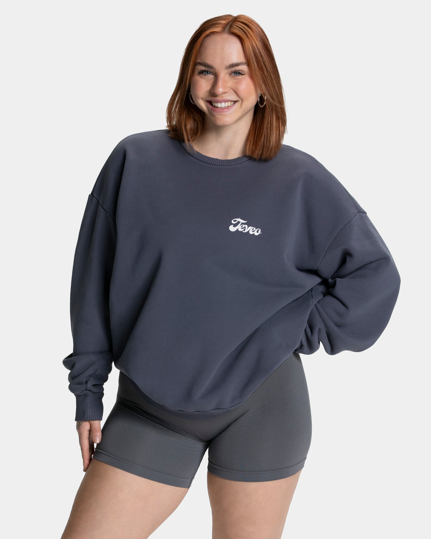 Sudadera oversize Pure «grafito»