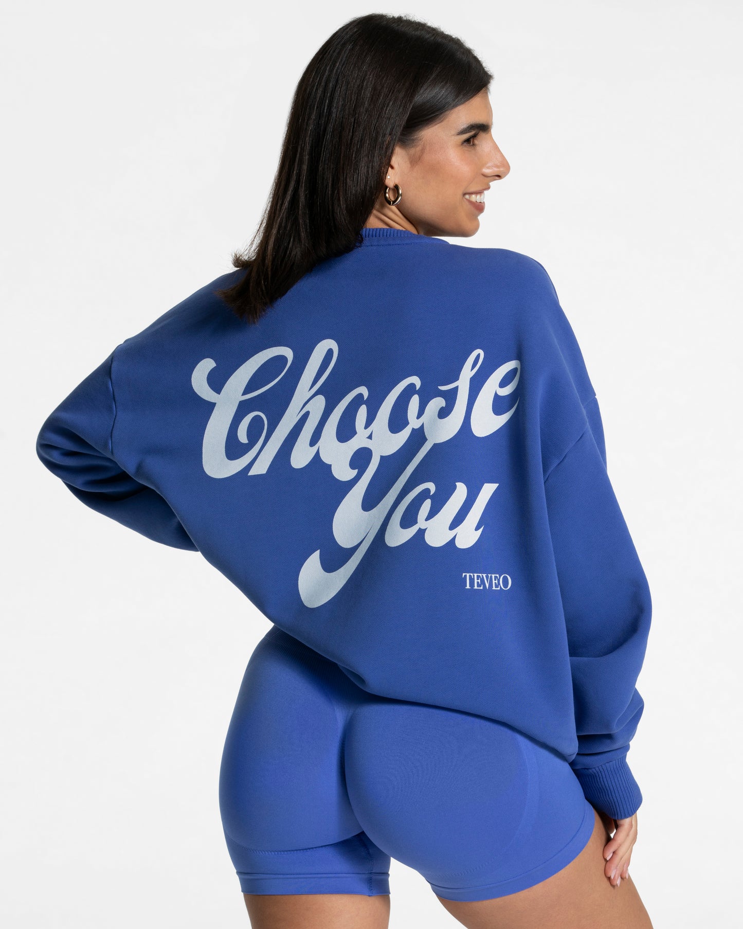 Felpa Pure Oversized “Blu royal”