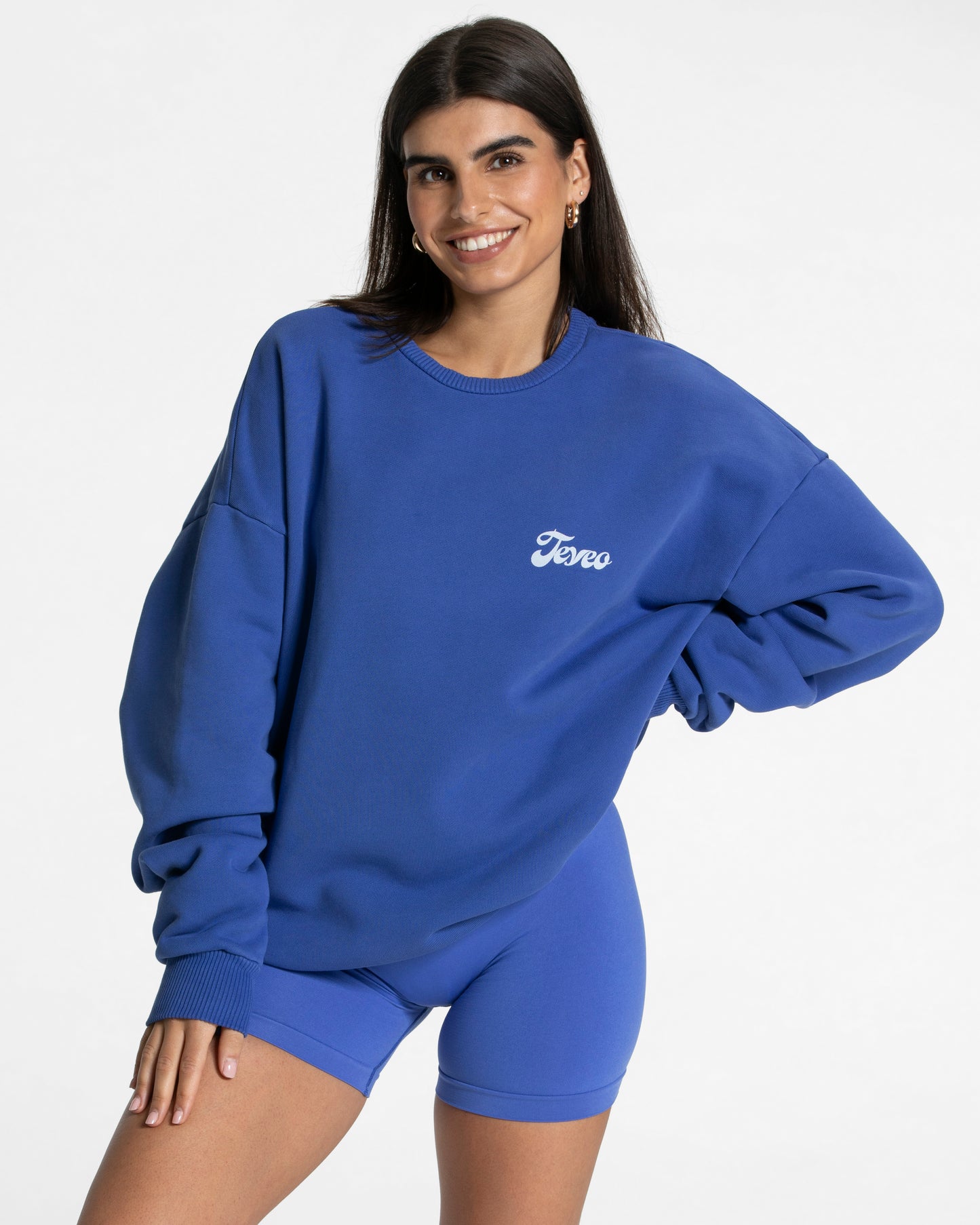 Felpa Pure Oversized “Blu royal”