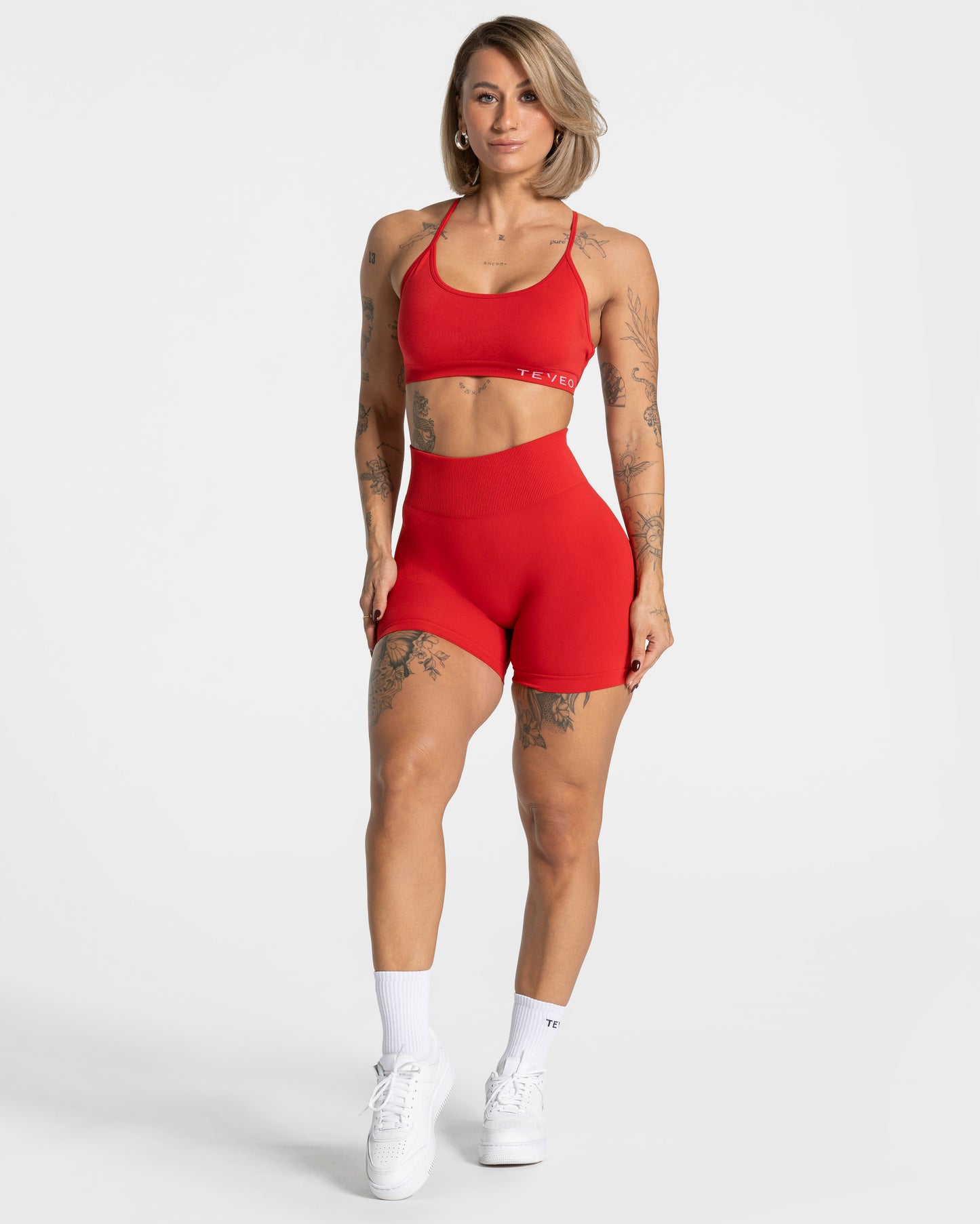 Shorts Pure Covert Scrunch «rojo»