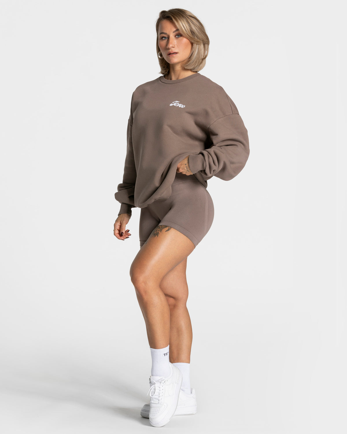 Felpa Pure Oversized “Moca”