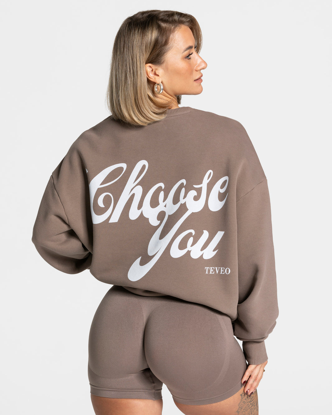 Felpa Pure Oversized “Moca”