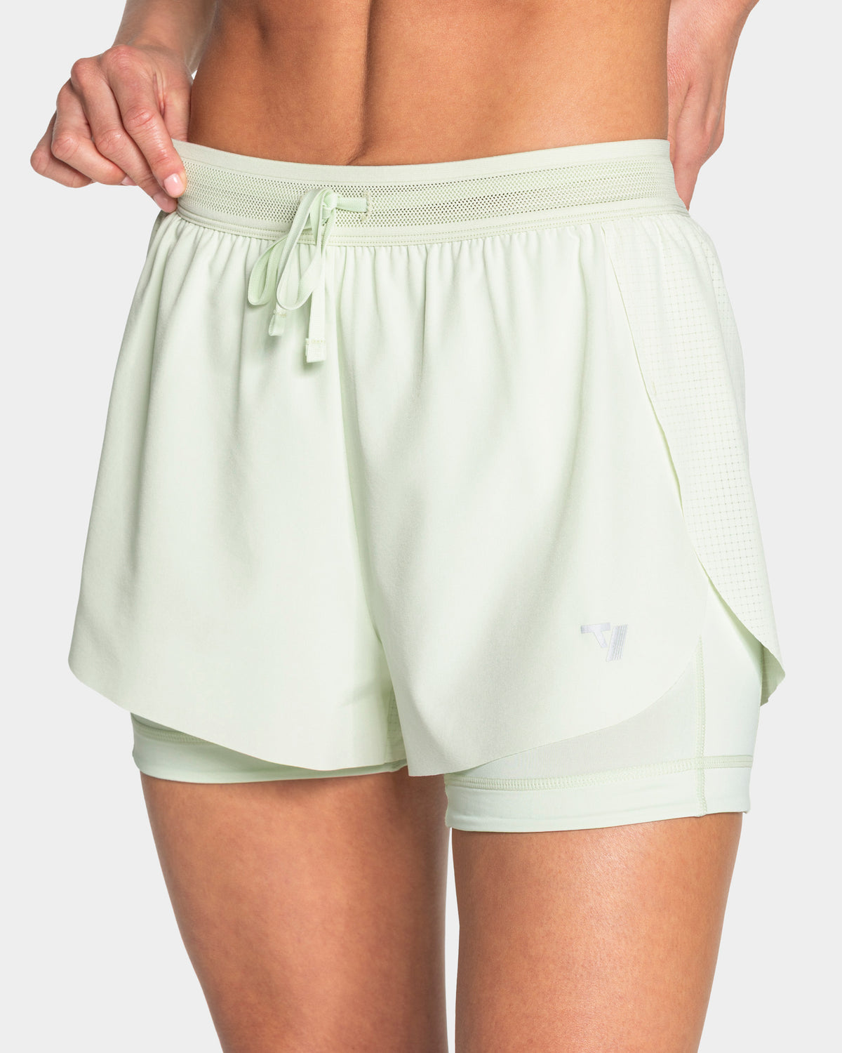 Shorts RUN 2in1 - 5 Inch colore “Ice Mint”