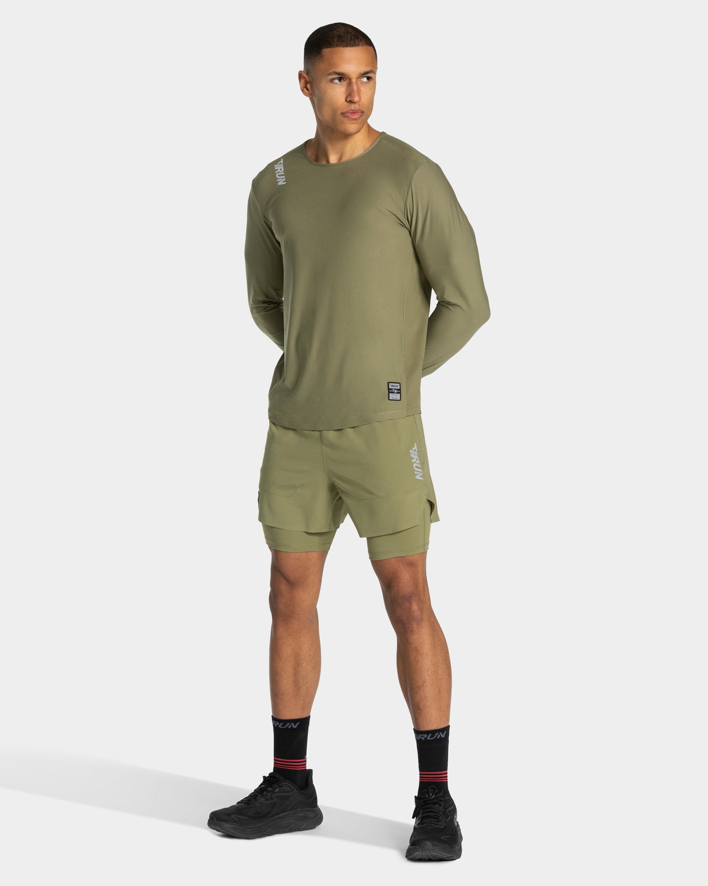 RUN Half Tights 7 Inch ‘Olive’