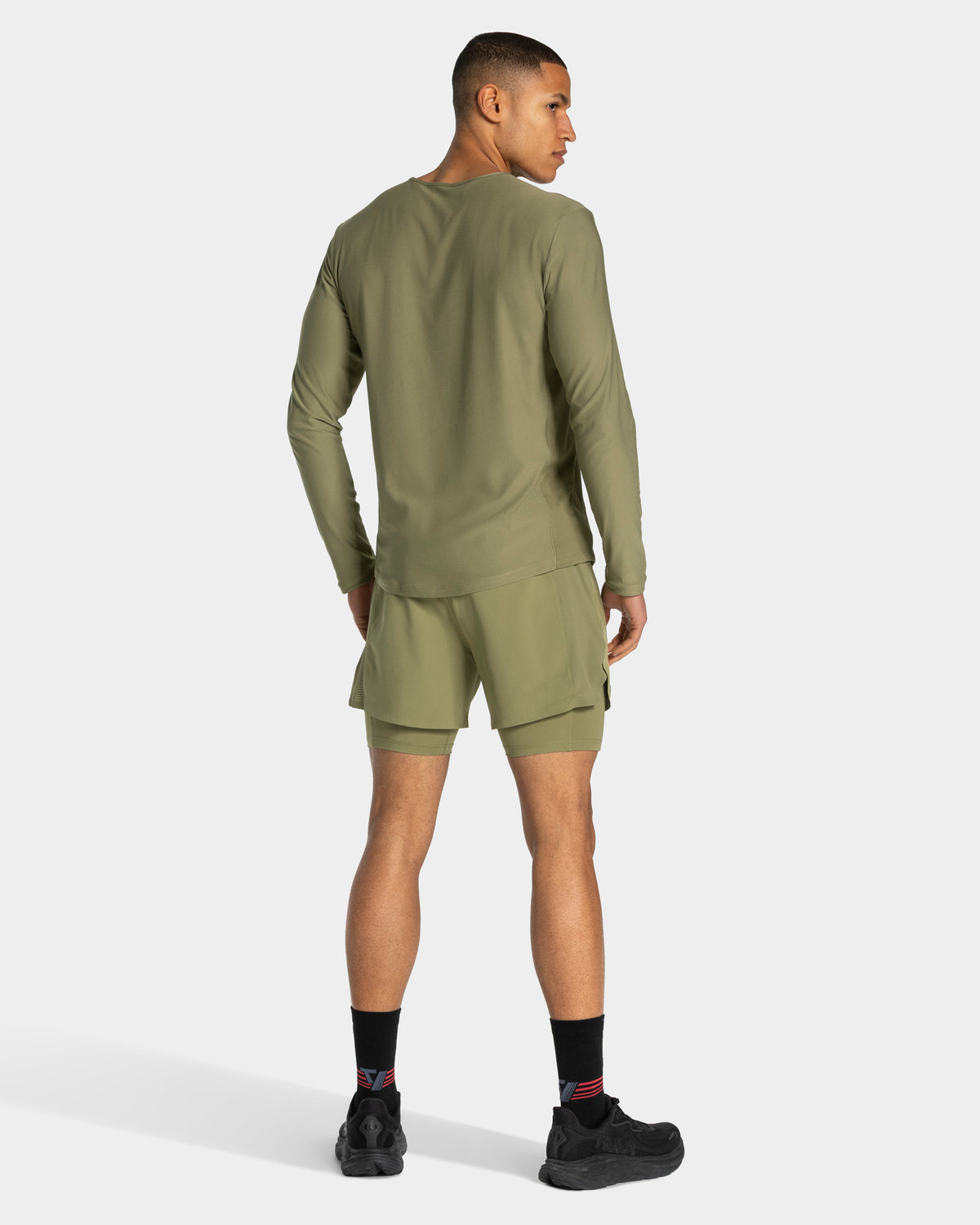 Demi-collant 7 pouces RUN « Olive »