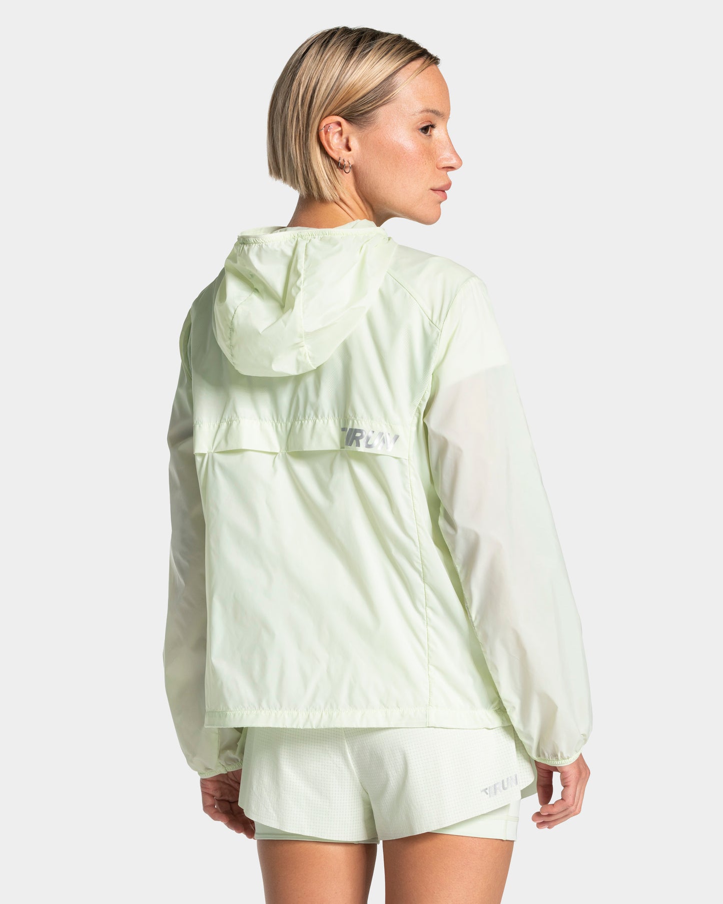 Giacca RUN Lightweight con zip “Ice Mint”