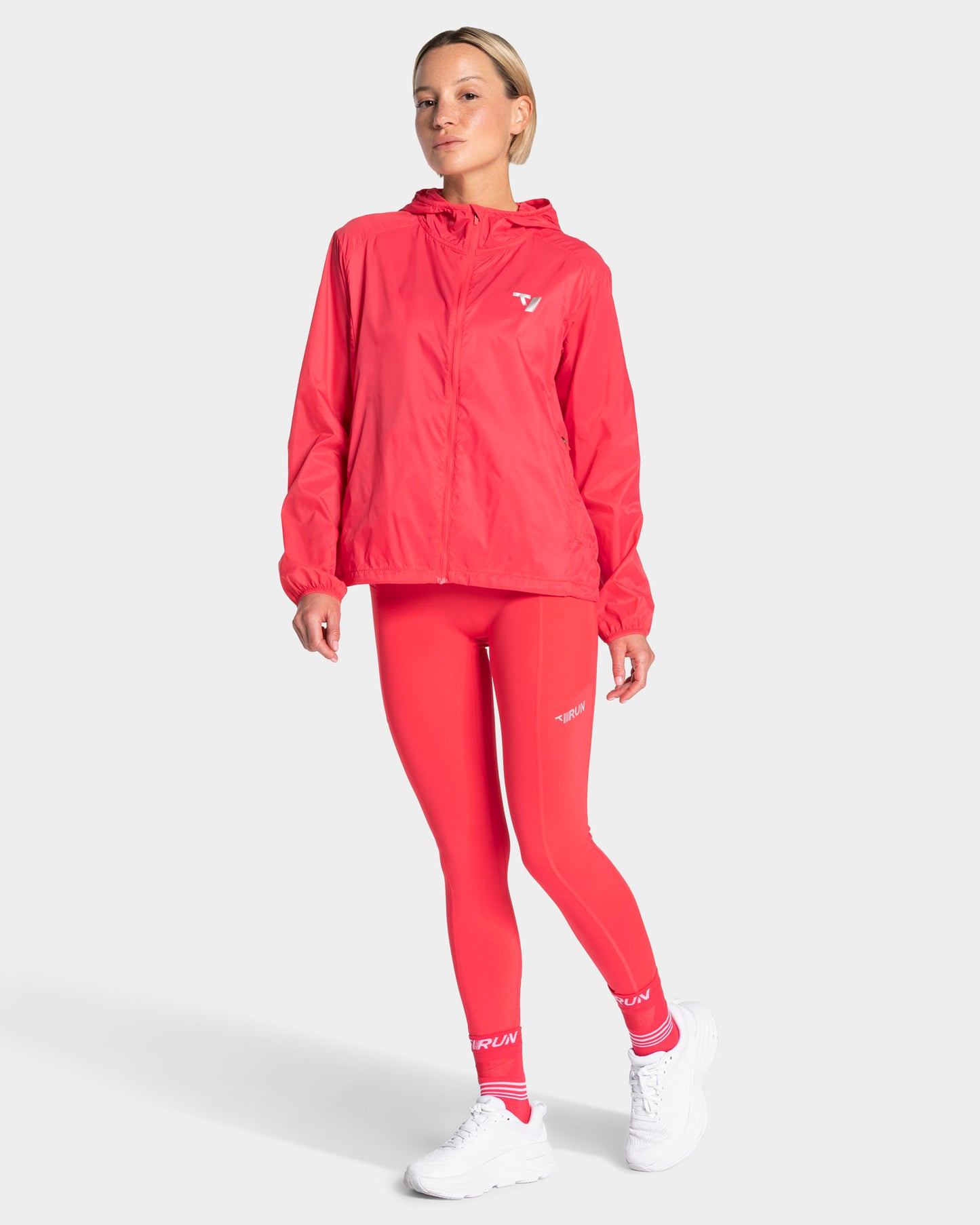 RUN Lightweight Zip Jacke "Melon"