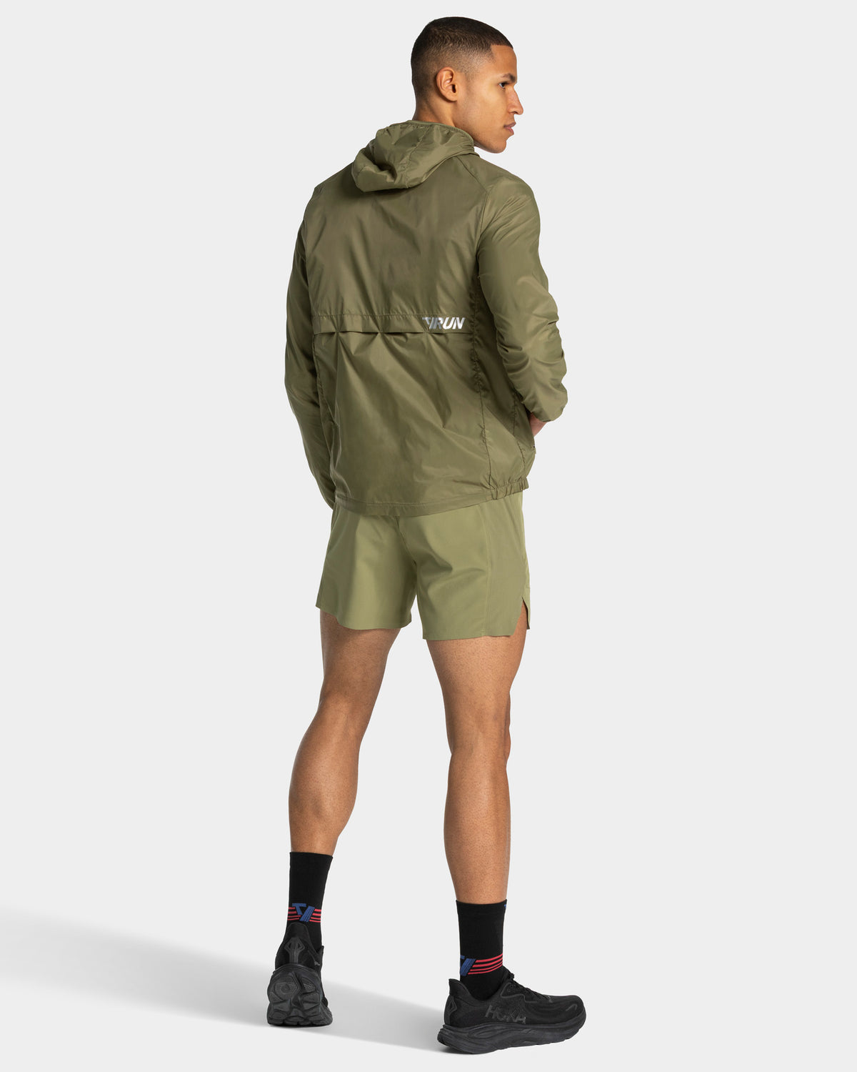 RUN Lightweight Zip Jacket ‘Olive’