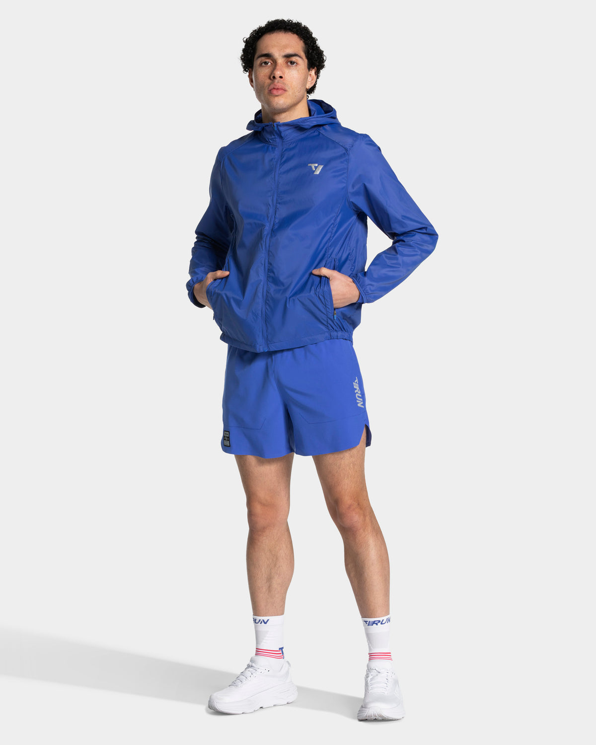 Chaqueta con cremallera RUN Lightweight «azul real»